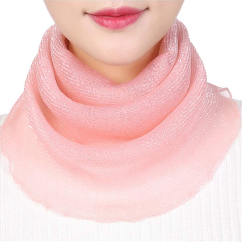 Women's Seamless Face Cover Scarf Bandana Headband - Soft Silk-Like Chiffon Floral Design for Fashion & Outdoor Activities | Perfect for Hiking, Running, Cycling and Daily Wear
