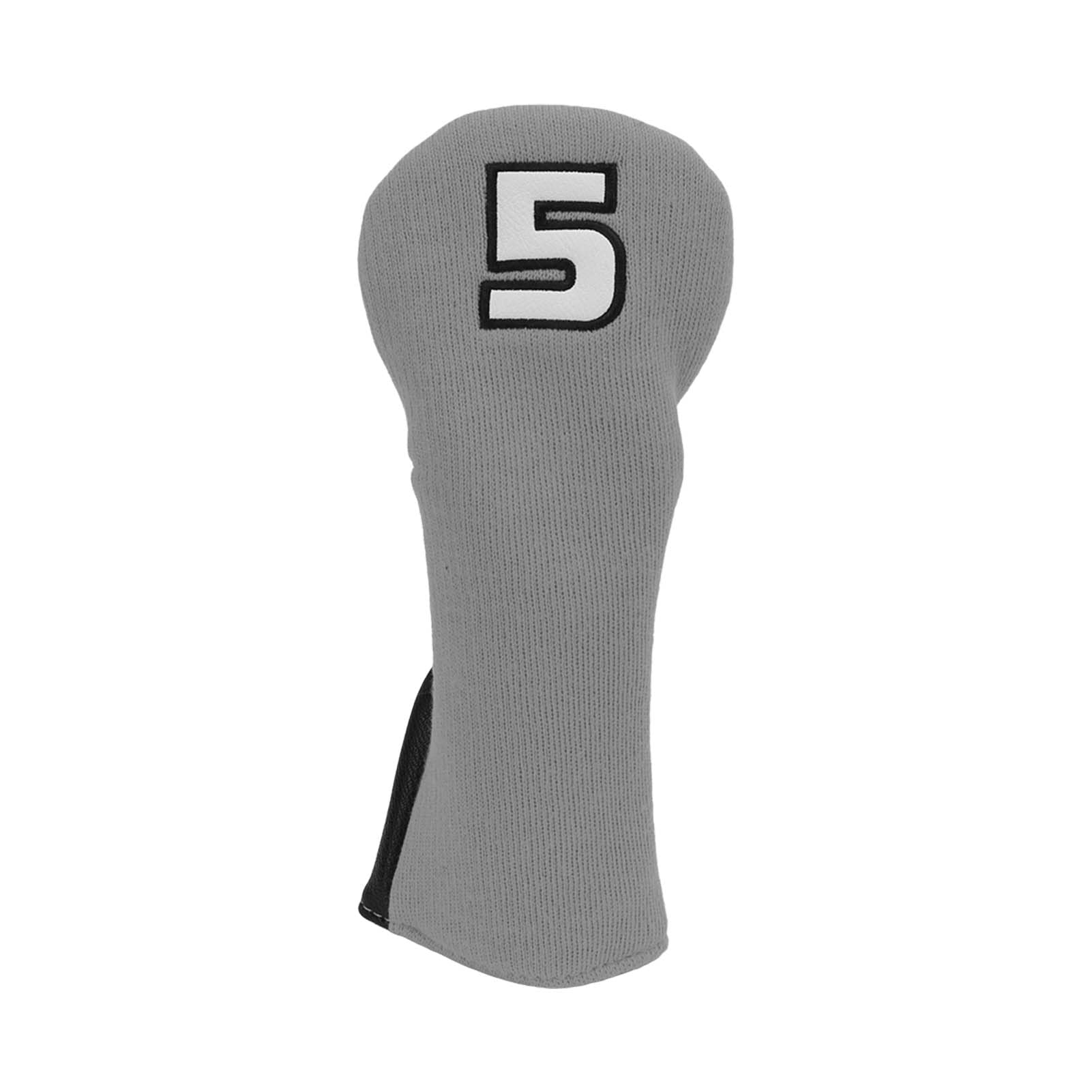 Premium Knitted Golf Club Head Covers - Waterproof PU Protector for Drivers, Woods & Irons | Durable & Stylish for Outdoor Golfing & Travel