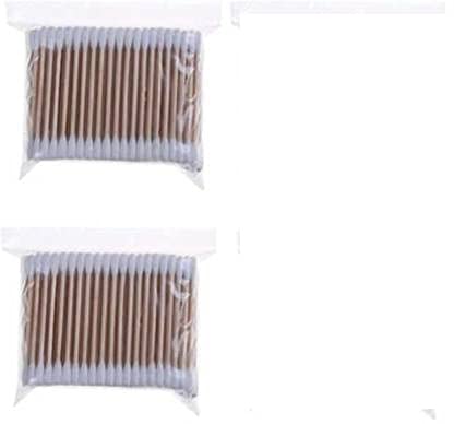Blue Earth 400pcs Double Head Cotton Swabs - Makeup & Nose Cleaning