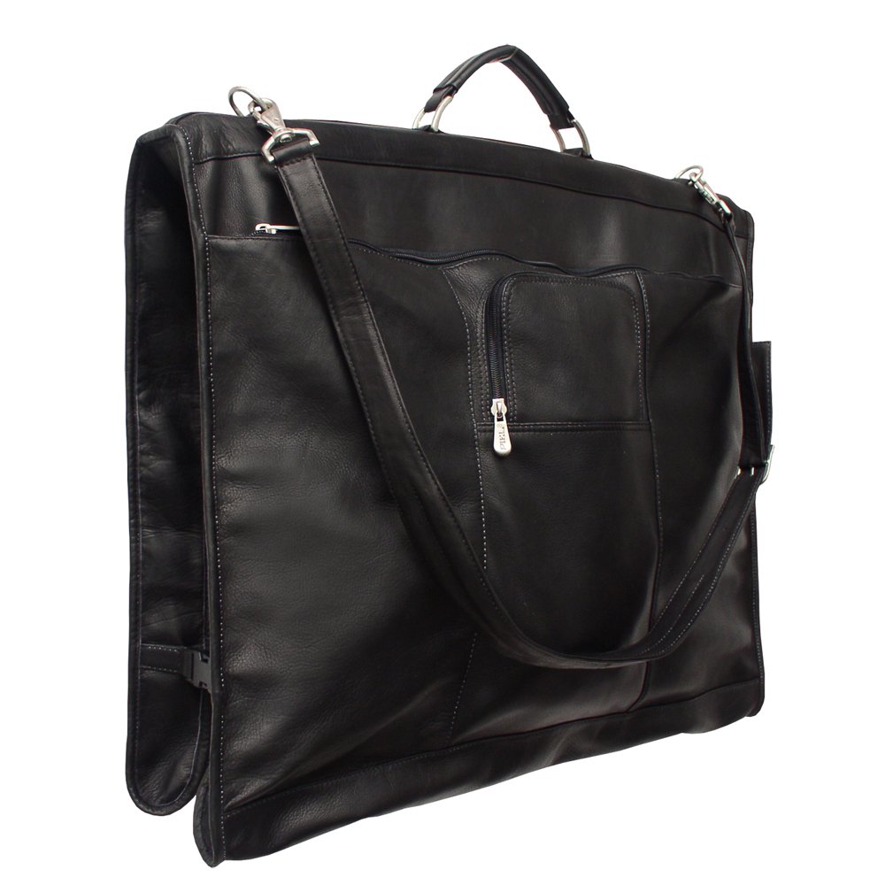 Premium Black Garment Bag for Travel & Storage - Durable One Size Suit Cover for Business Trips, Weddings & Formal Events