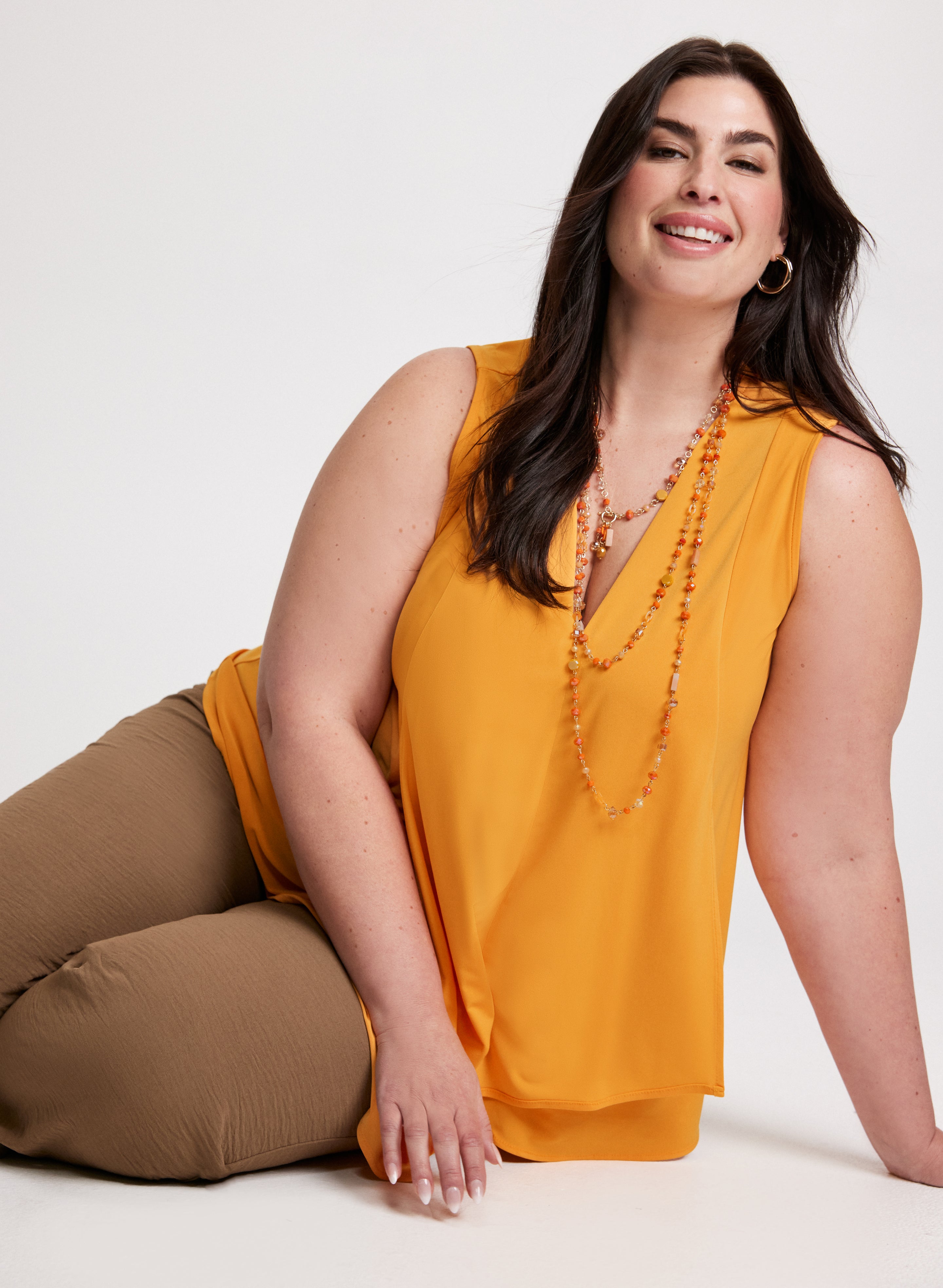 Asymmetrical Overlay Tank Top for Women - Trendy Summer Fashion, Casual & Party Wear - Perfect for Beach, Travel & Night Out