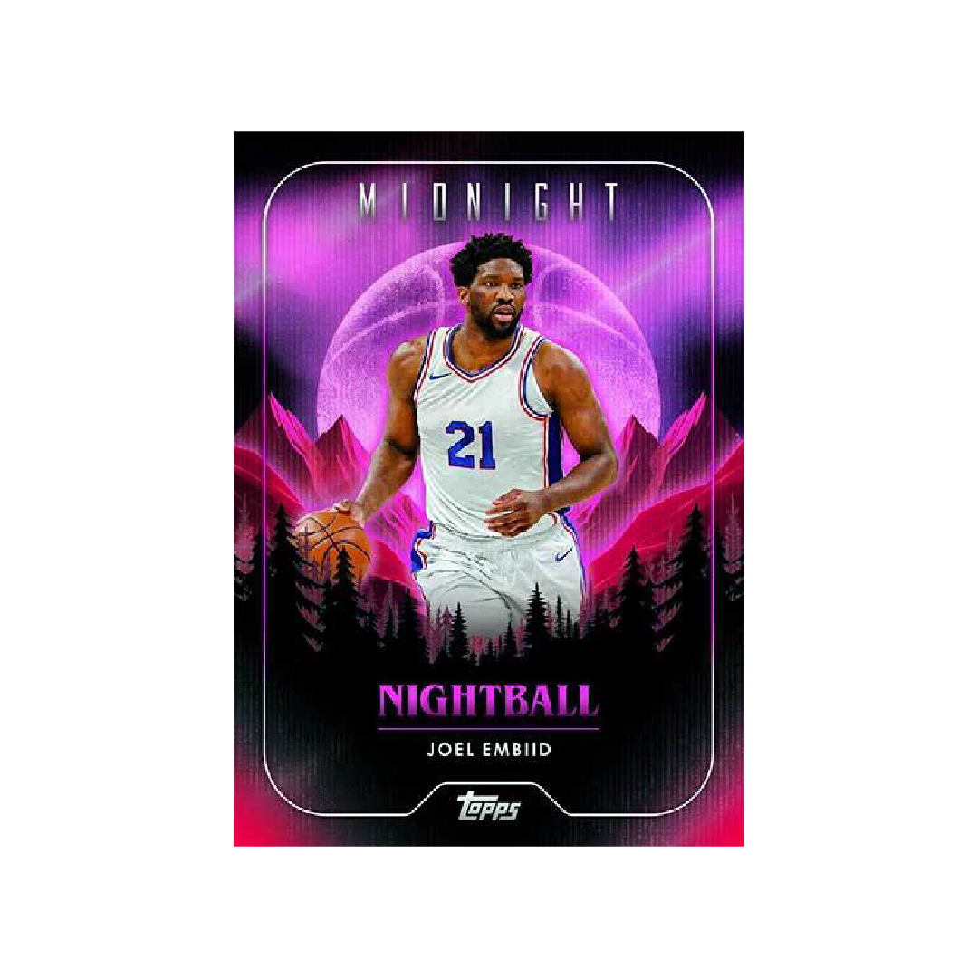 Topps Midnight Basketball 2023-24 Hobby Box - Premium Trading Cards Collection for NBA Fans - Perfect for Collectors, Investments & Game Night Fun
