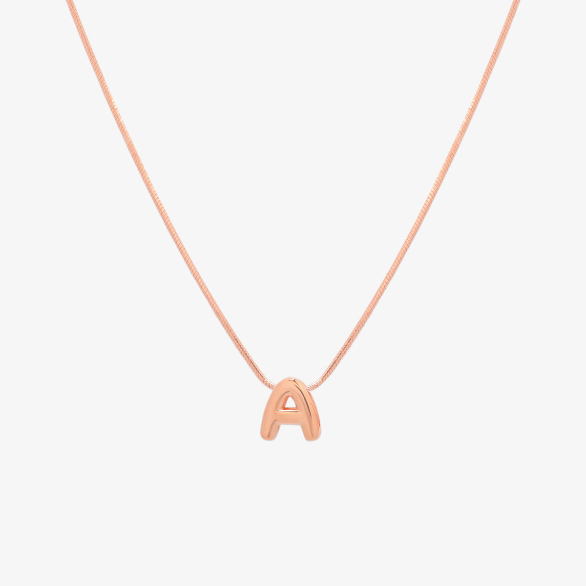 Personalized Bubble Initial Pendant Necklace for Women - Custom Name Letter Jewelry Gift for Her - Perfect for Birthdays, Anniversaries & Everyday Wear