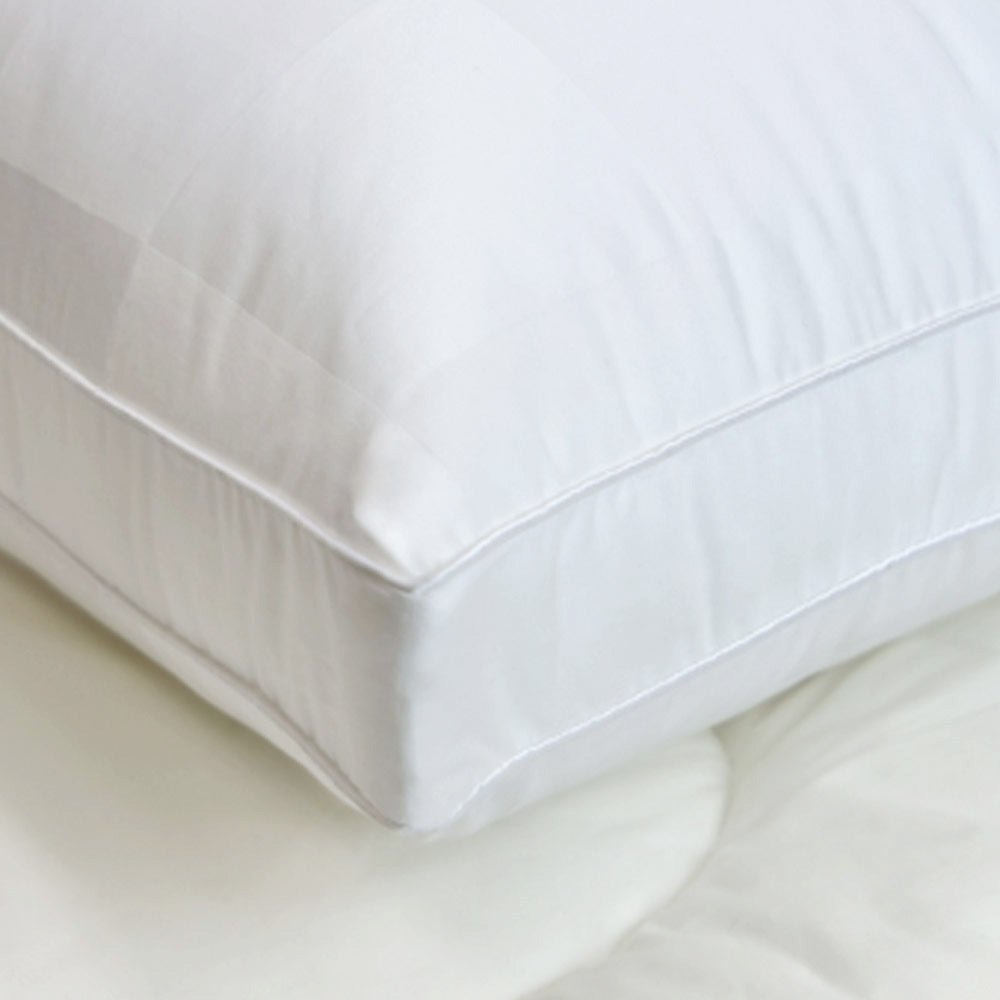 Easyrest Sleep Twin Pack Gusseted Medium Standard Pillows - Queen & King Size Bed Pillows for Side Sleepers & Back Pain Relief - Perfect for Hotels, Guest Rooms & Home Use