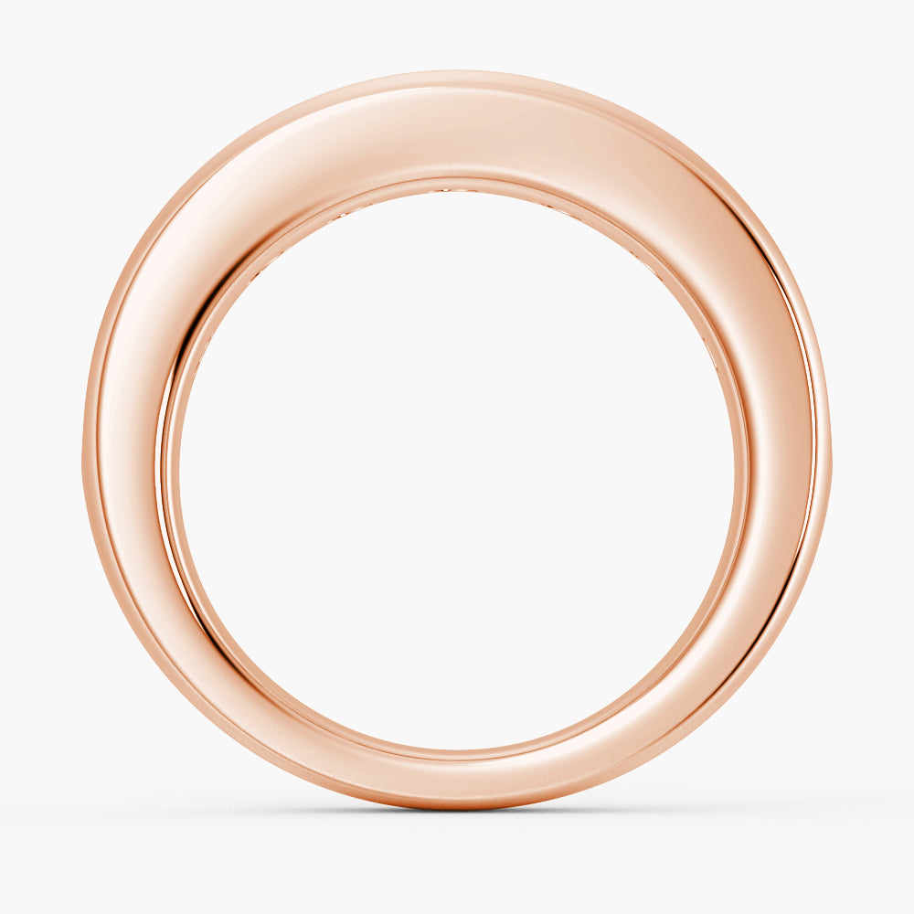 8mm Channel Set Moissanite Men's Wedding Band - Durable & Hypoallergenic Tungsten Ring for Grooms, Engagement & Anniversary Gifts - Perfect for Everyday Wear & Special Occasions