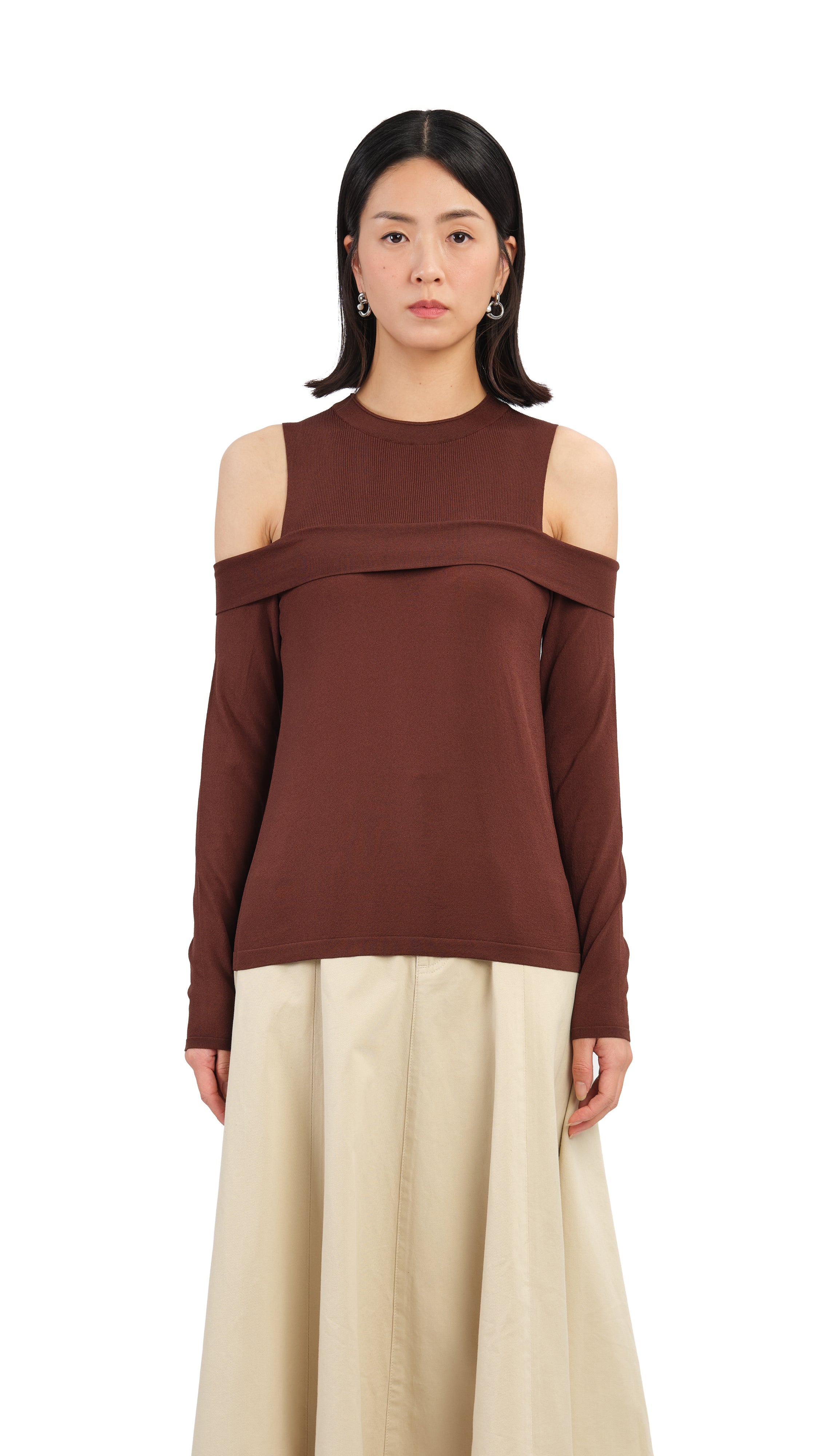 Women's Off Shoulder Sweater - Soft Knit Pullover Top for Fall & Winter | Casual Chic, Date Night, Layering Essential