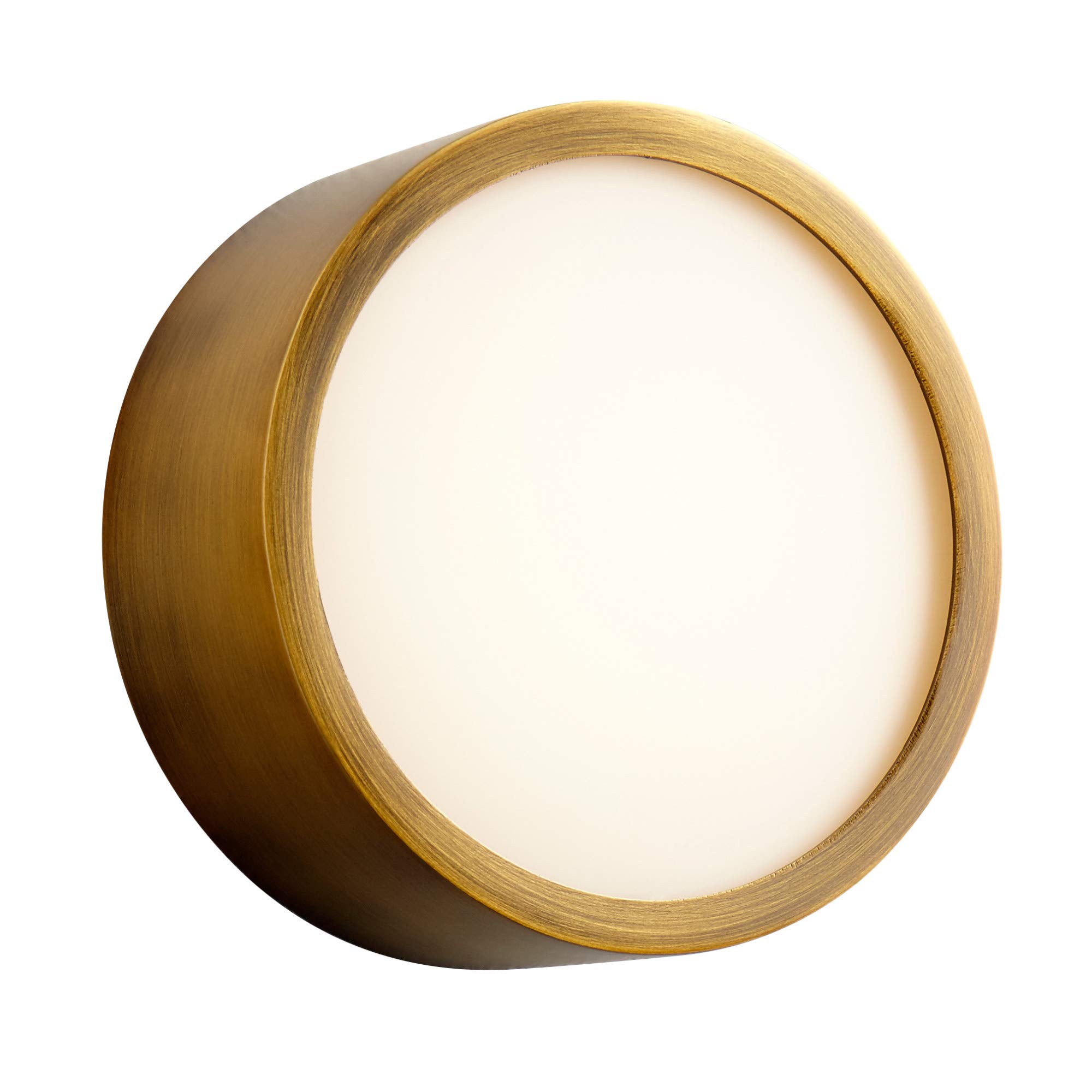 Peepers Collection Aged Brass Oxygen 3-600-40 Transitional LED Ceiling Light Fixture - Modern Lighting for Living Room, Bedroom & Dining Room