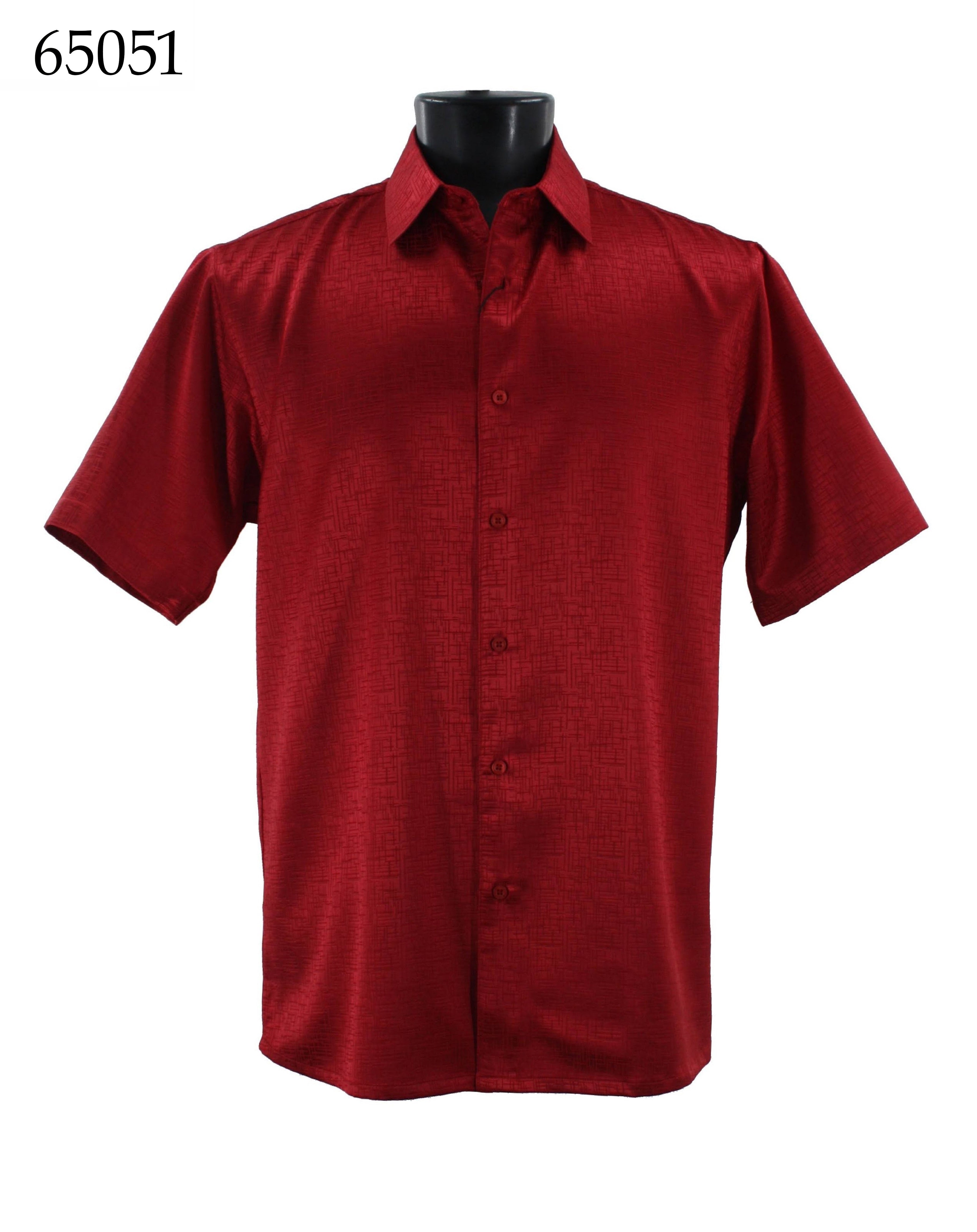 Bassiri Men's Casual Short Sleeve Shirt 65051 - Lightweight Breathable Summer T-Shirt for Outdoor Activities & Travel