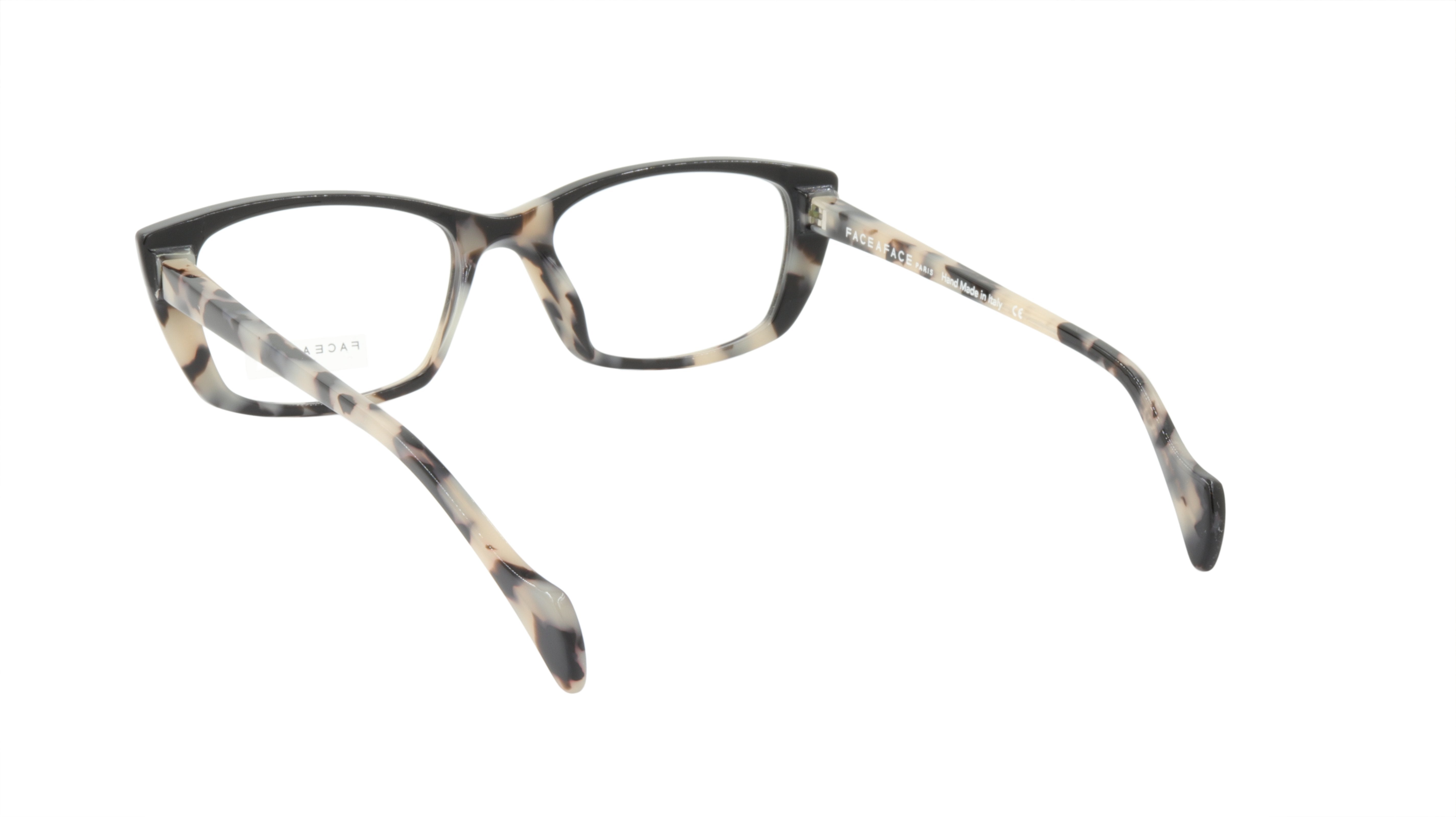 Face A Face SELMA 2 Eyeglasses Frame - Acetate Congo Camouflage Black | Premium Designer Eyeglass Frames for Men & Women | Perfect for Work, Reading & Fashion Accessories