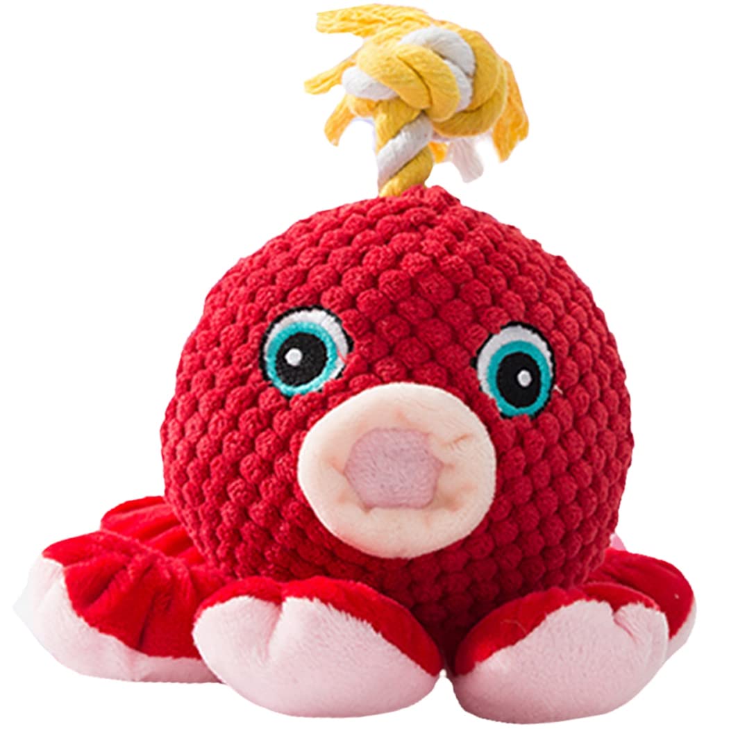 Durable Interactive Squeaky Plush Dog Toy - Soft Chew & Teething Puppy Toy for Small & Large Dogs - Perfect for Playtime, Training & Anxiety Relief