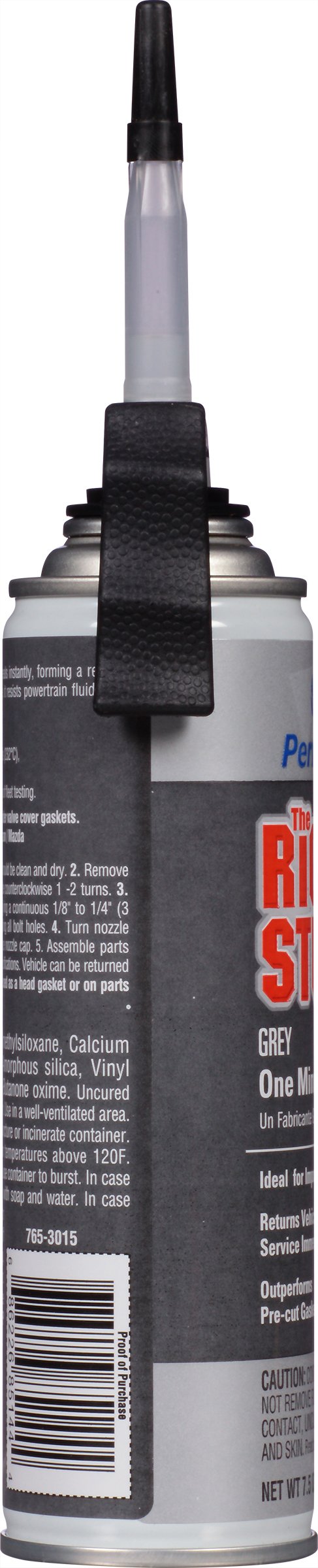 Permatex 85144 The Right Stuff Grey Gasket Maker - 7.5 oz (6 Pack) - High Temp RTV Silicone Sealant for Automotive Engines, Transmissions & Gasket Repair