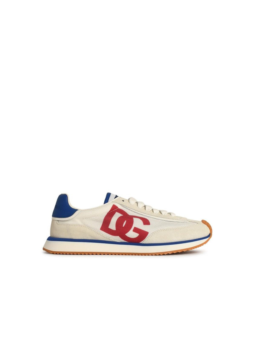 White Leather Blend Sneakers for Women - Comfortable Cushion Walking Shoes for Casual Wear & Everyday Use