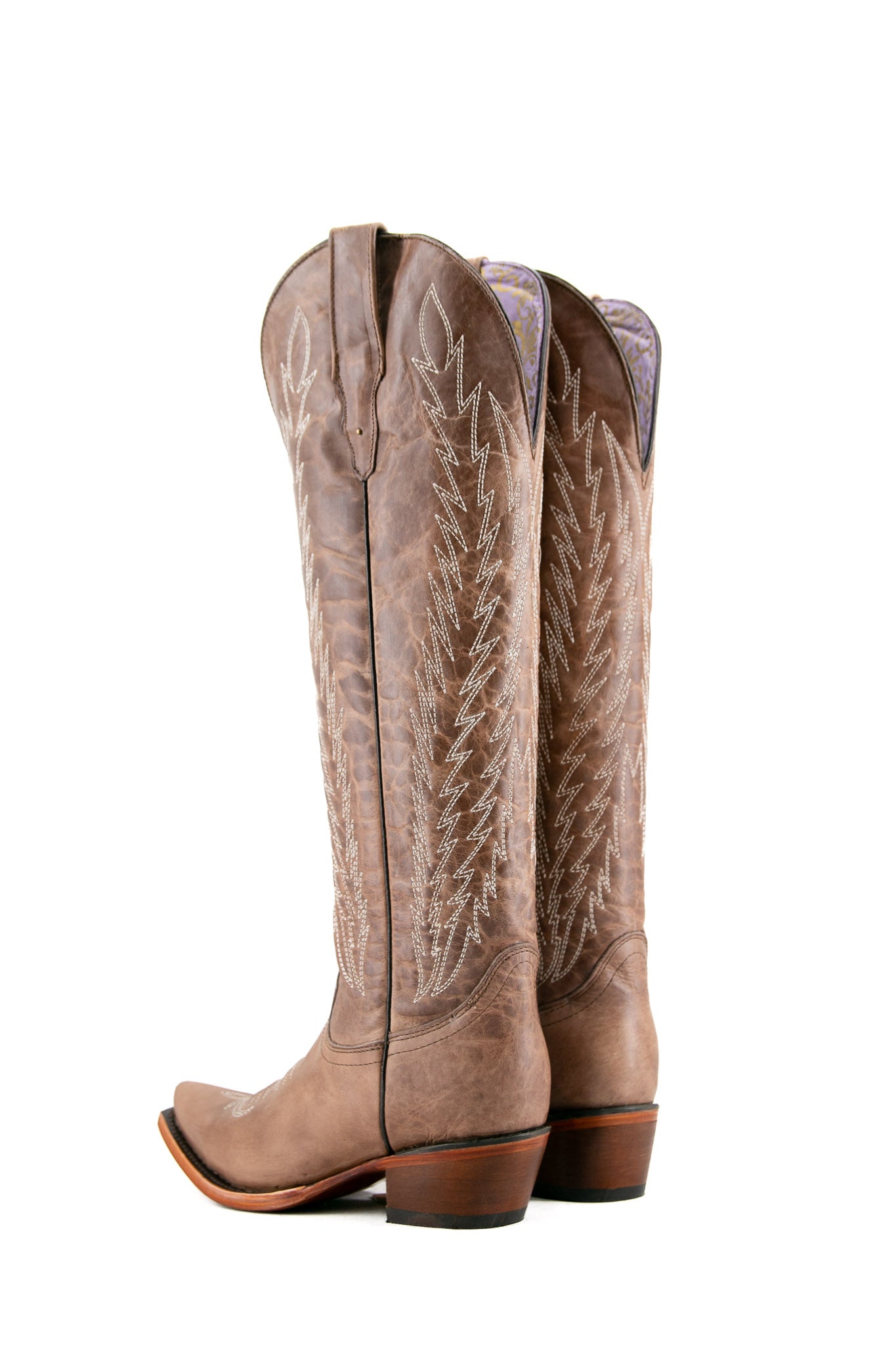 Valentina Tall Neutral Snip Toe Cowgirl Boots for Women - Western Riding & Country Fashion Boots for Everyday Wear