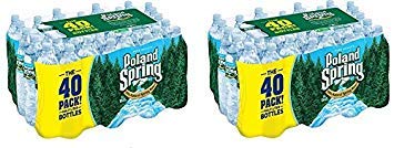 Poland Spring Natural Spring Water Bottles - 80 Count (16.9 Fl Oz Each) | Hydration for Home, Office & Outdoor Activities