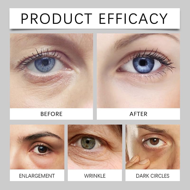 Fast-Acting Under Eye Bags Treatment Stick - Anti-Aging Eye Serum Cream to Reduce Puffiness & Fine Lines in Minutes (1PC) | Perfect for Morning Routine, Travel & Dark Circle Relief