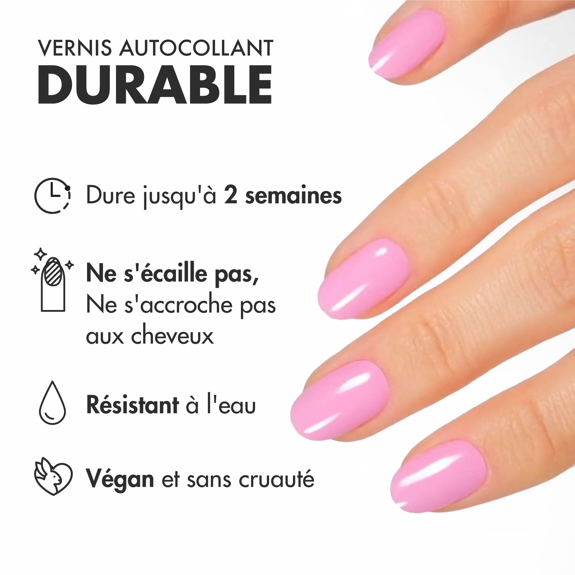 MOYOU LONDON Semi-Cured Gel Nail Stickers - 20 Self-Adhesive Nail Polish Wraps for UV/LED Lamp - Easy Nail Art Designs for Home Manicure & Salon Use - Perfect for Parties, Weddings and Special Occasions