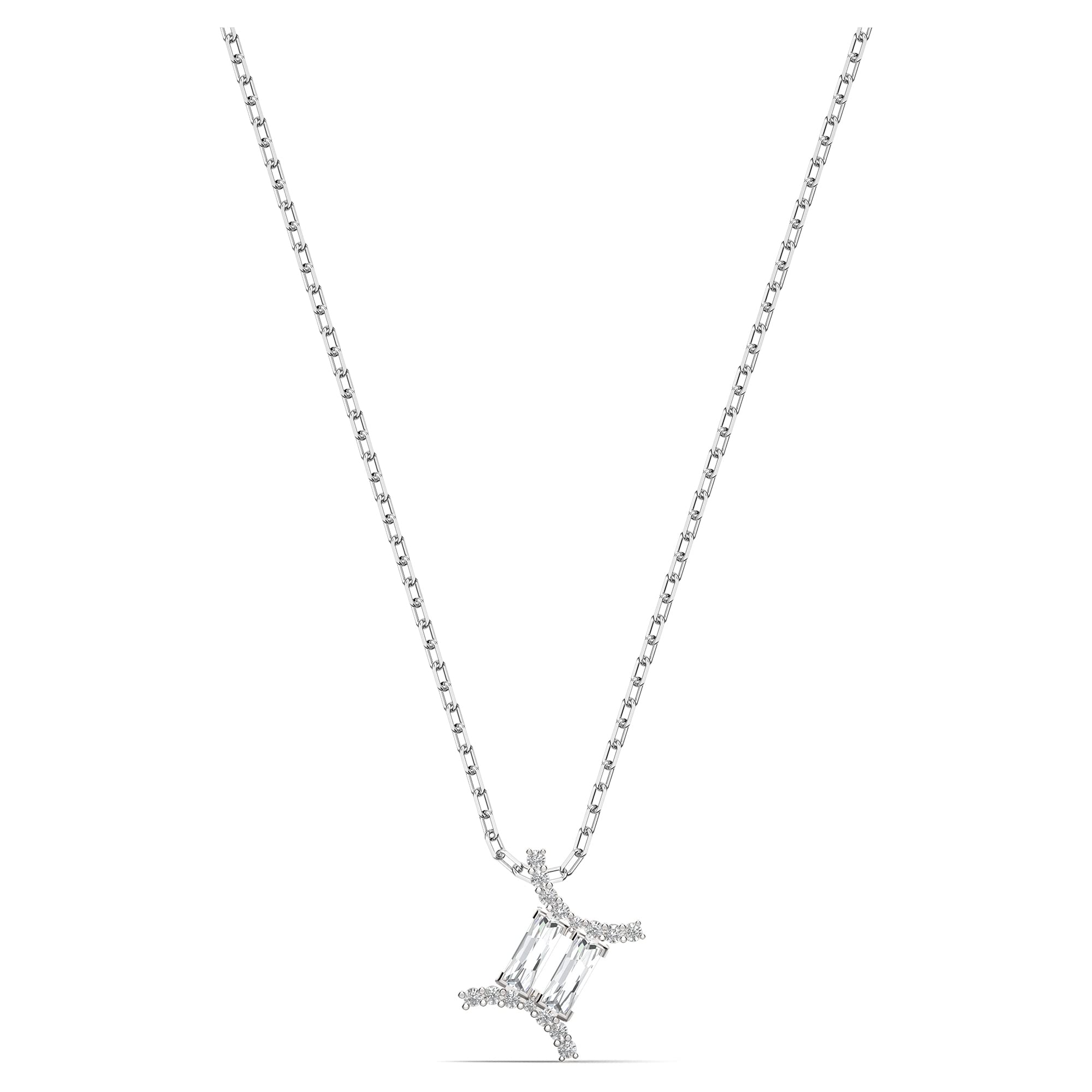 Swarovski Zodiac Pendant Necklace - Clear Crystal Jewelry for Gifts & Fashion
