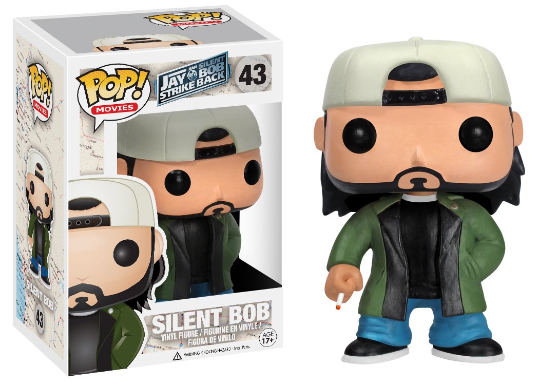 Funko POP Movies Silent Bob Vinyl Figure Collectible - Exclusive Bobblehead Toy for Movie Fans & Collectors - Perfect for Display, Gifts, and Pop Culture Decor