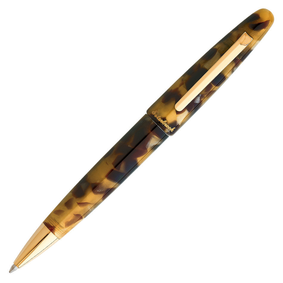 Esterbrook Estie Tortoise Shell Gold Ballpoint Pen - Premium Writing Instrument for Office, Business & Gift Giving