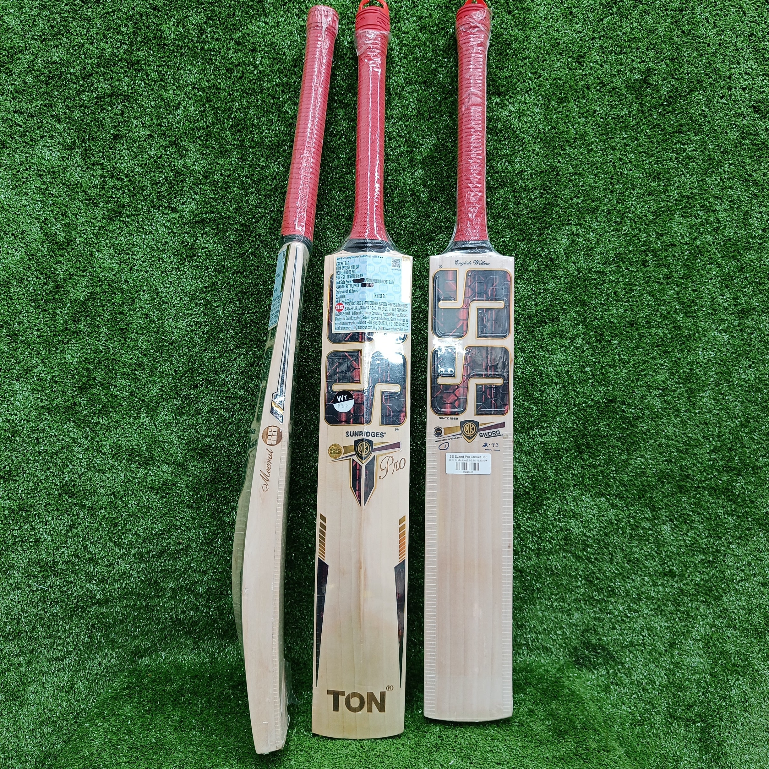 Premium SS Sword Pro English Willow Cricket Bat - High Performance for Professional & Amateur Players - Perfect for Matches, Training & Practice Sessions