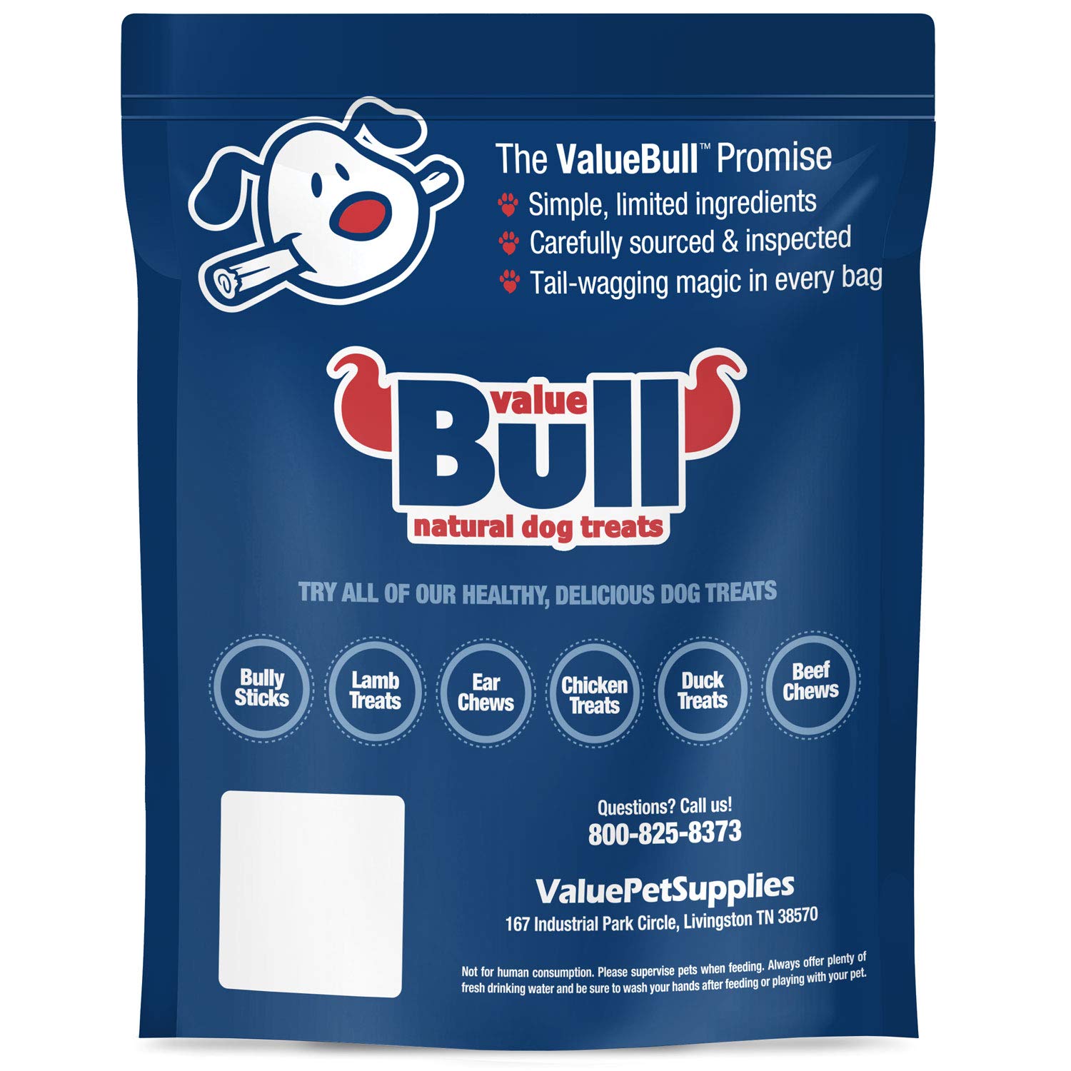 ValueBull Bully Stick Bits Dog Treats, 0-4 Inch, 10lb Bag - 100% Natural Beef Pizzle Chews, Single Ingredient, Grain-Free, High Protein Dog Chews for Small & Medium Dogs - Perfect for Training, Teething & Dental Health