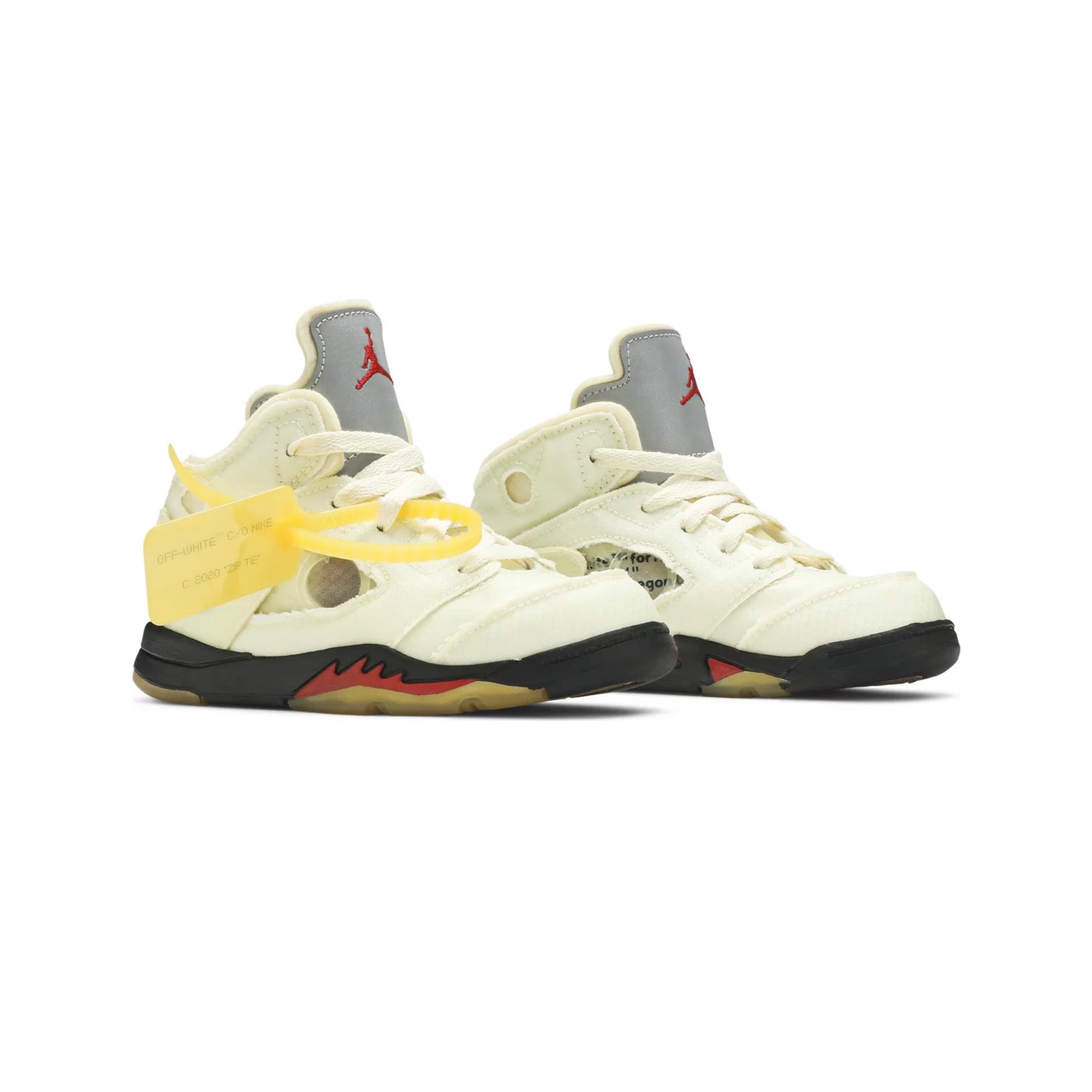 Air Jordan 5 Retro 'Off White Sail' TD Sneakers (2020) - Men's Basketball Shoes for Streetwear & Casual Wear - Perfect for Sneaker Collectors and Urban Fashion Enthusiasts