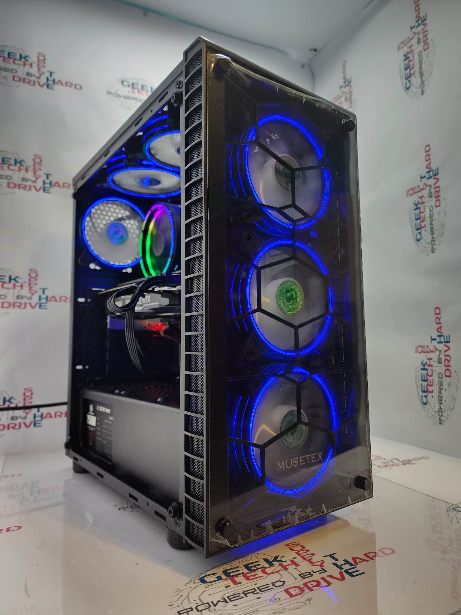 Pinnacle Gaming PC Desktop Computer - Intel Core i5, GeForce RTX 4060 Ti, 500GB/1TB/2TB SSD, 16GB/32GB DDR5 RAM (Model G06S6 B H6) - Ultimate Gaming & Streaming Setup for Esports & 4K Gaming