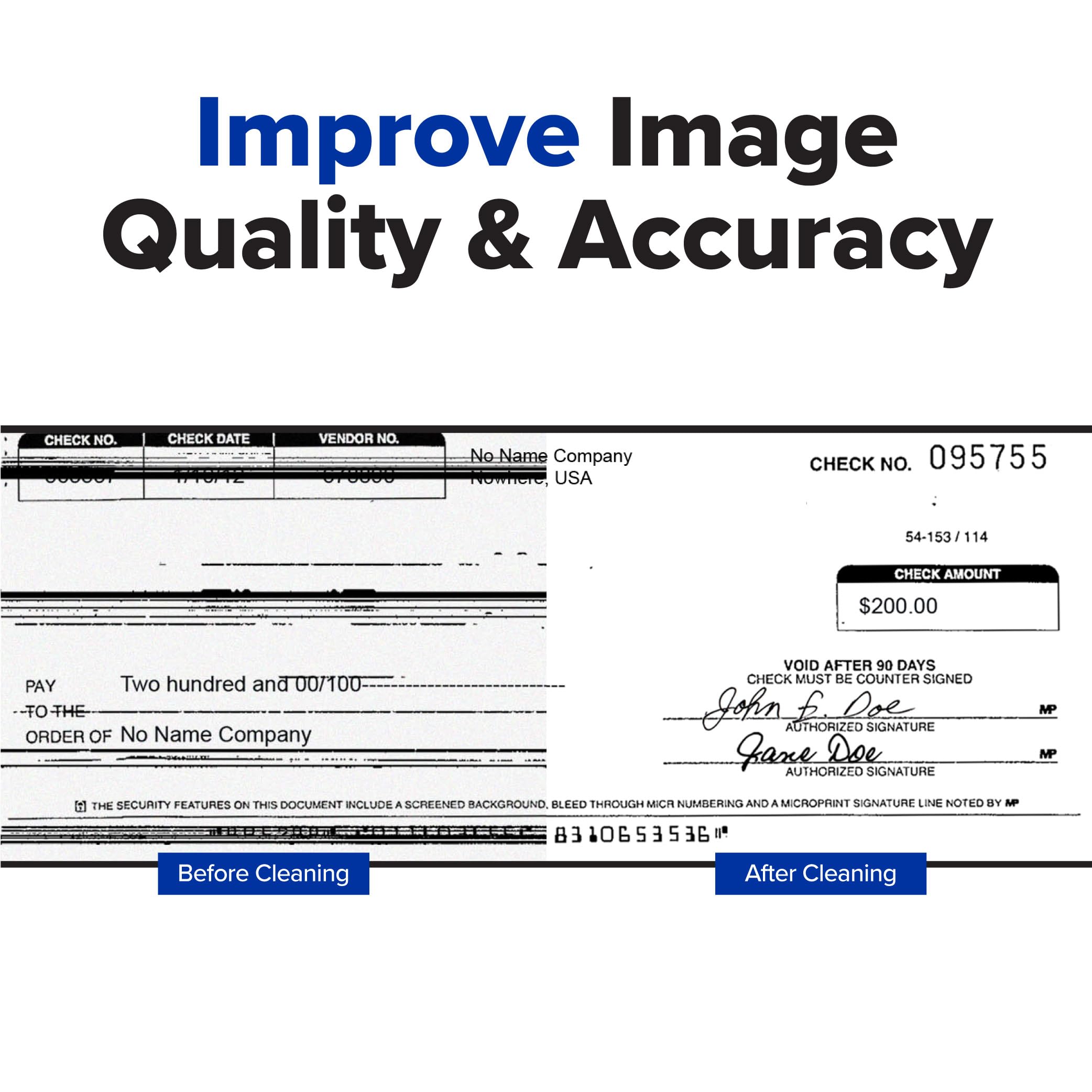 Kicteam K2-CIB25 Check Scanner Cleaning Card - Remove Dust & Debris for Optimal Performance - Perfect for Banks, Offices & Retail POS Systems