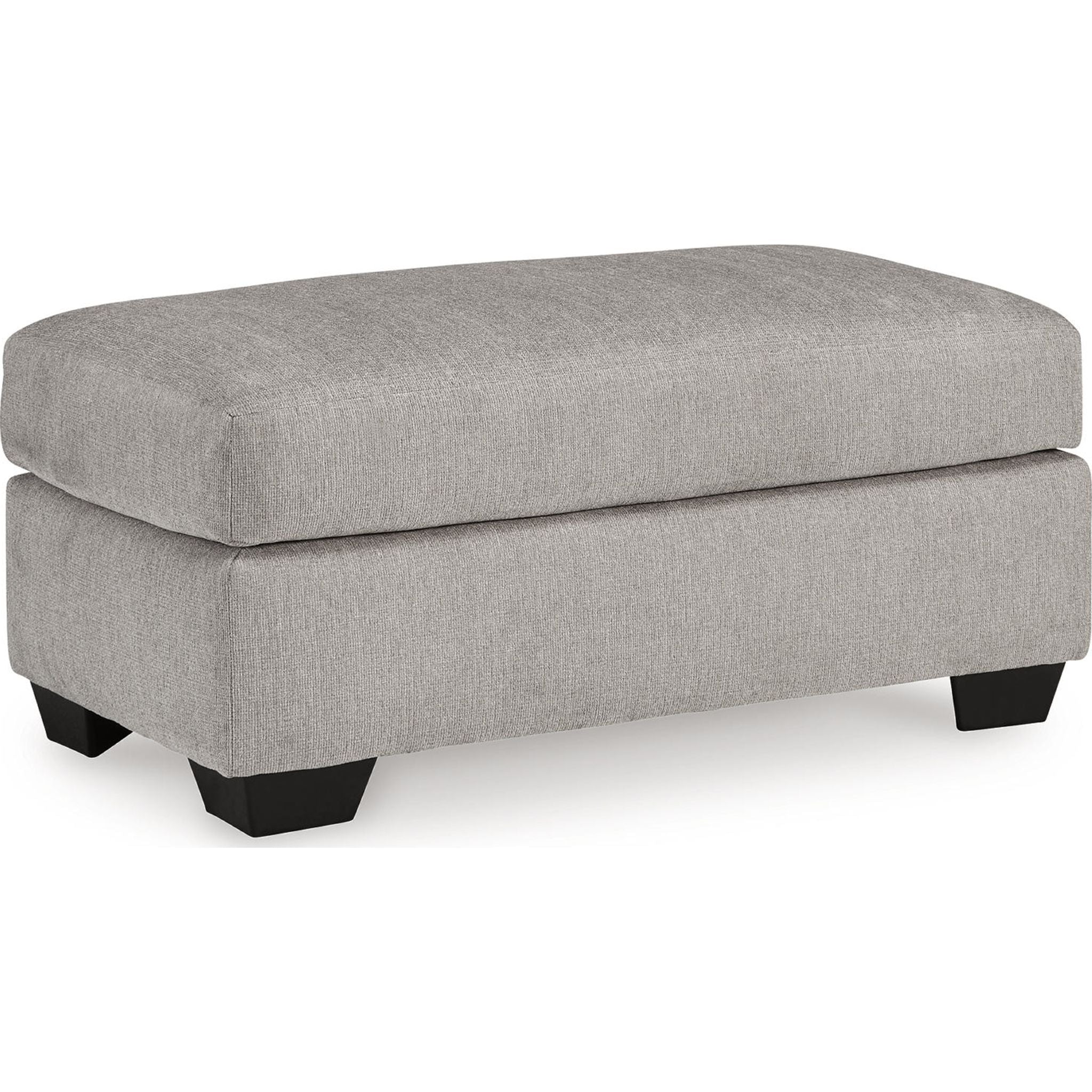 Avenal Park Ottoman with Soft Flannel Fabric - Perfect for Living Room, Bedroom & Home Decor - Cozy Footrest & Extra Seating