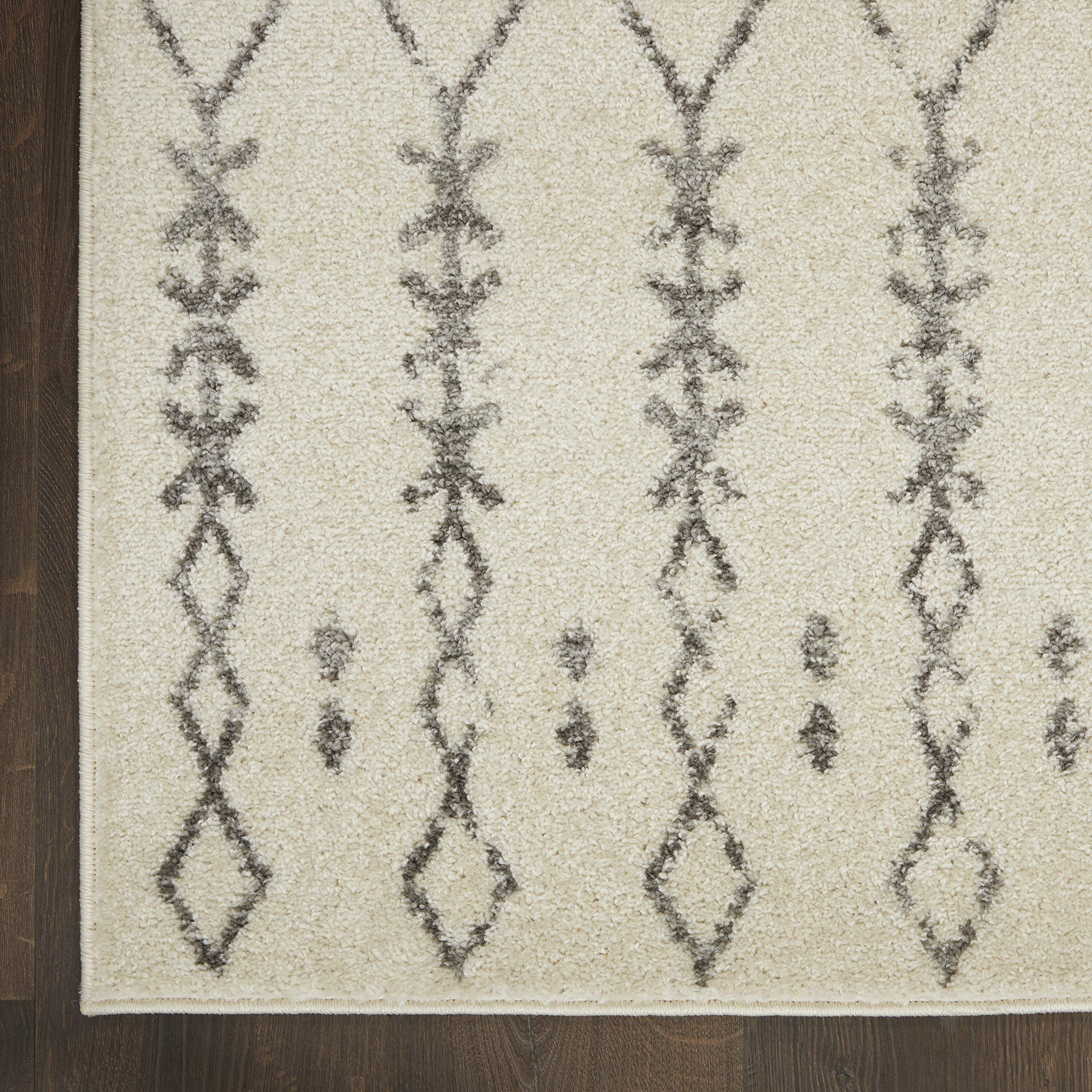 Nourison Passion Transitional Ivory/Grey 2'2