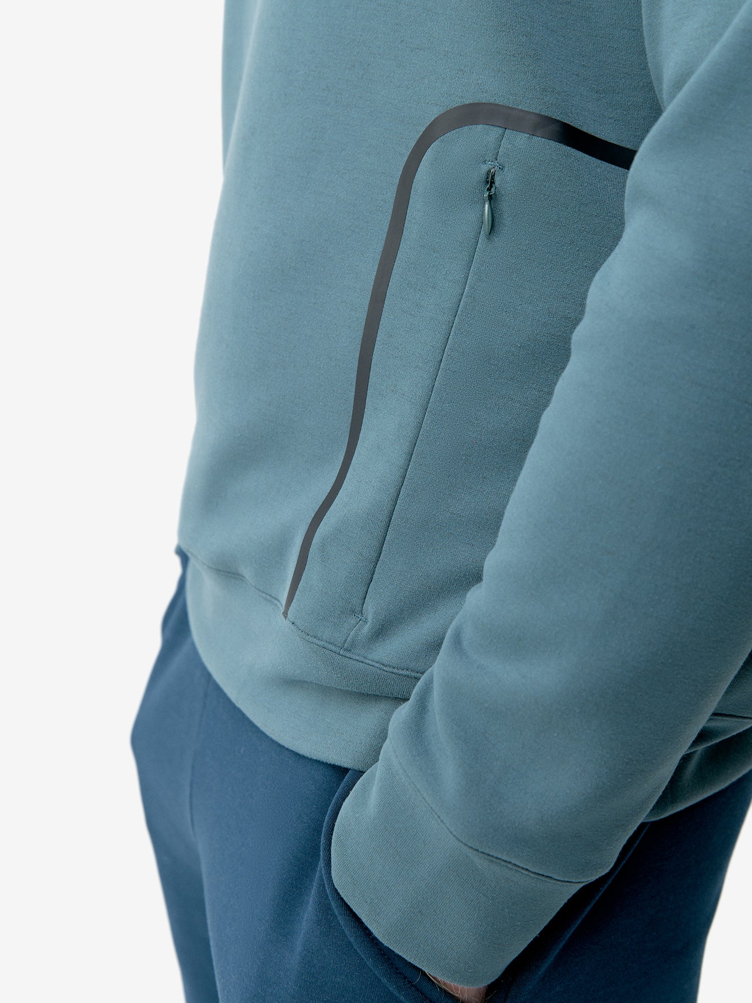 Born Yangtse Sweatshirt for Men & Women | Grey Green Pullover Hoodie | Casual Streetwear for Everyday Comfort & Outdoor Activities