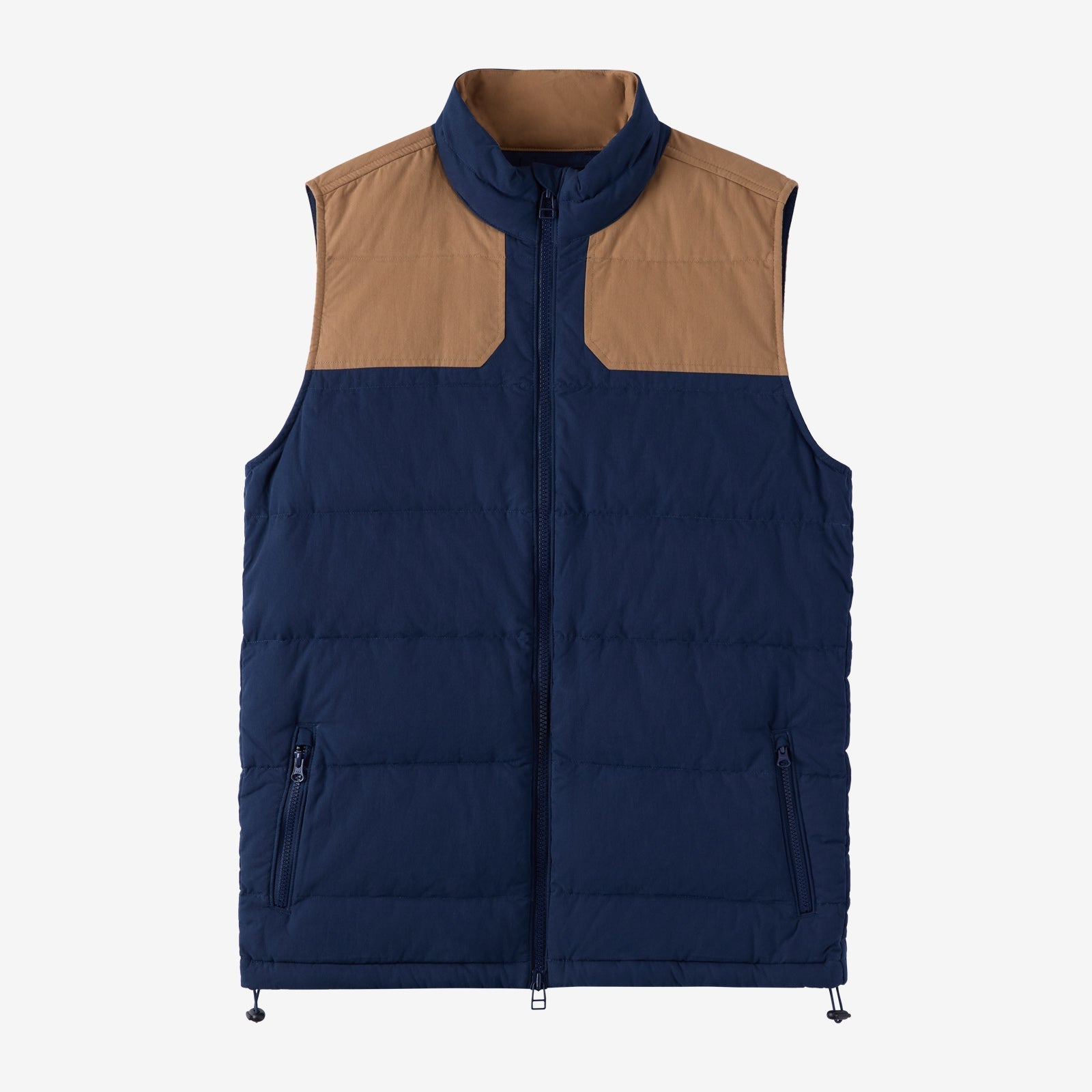 Ryker Peak Down Vest for Men - Lightweight Warm Puffer Jacket for Outdoor Hiking & Winter Travel - Water-Resistant Insulated Coat for Camping, Skiing & Cold Weather Activities