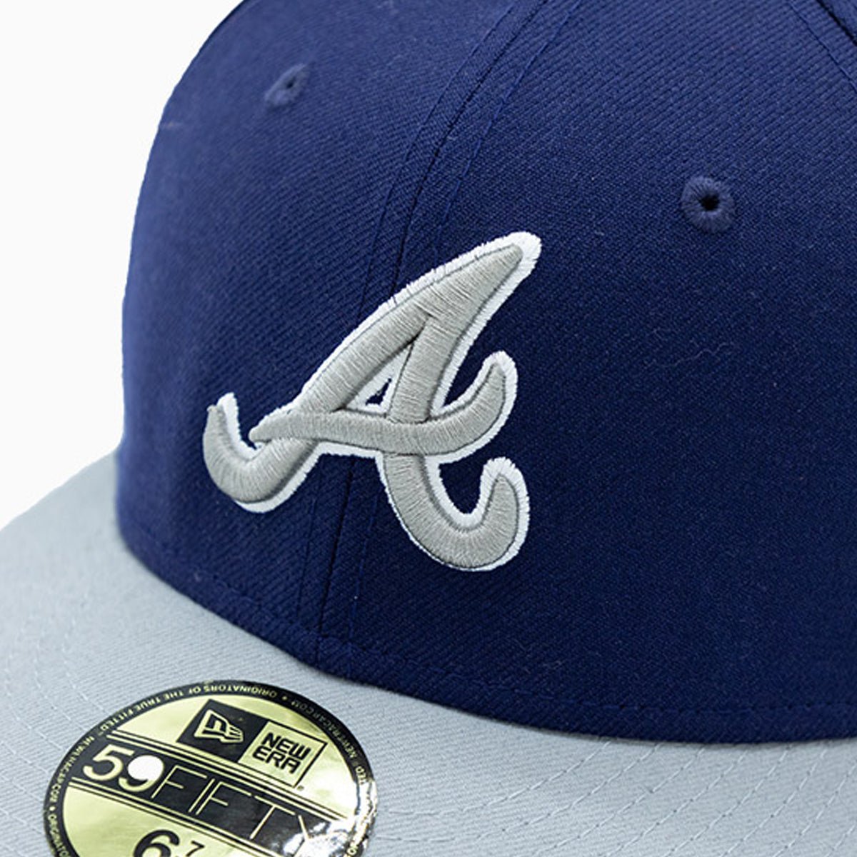 Atlanta Braves MLB 59FIFTY Fitted Baseball Cap - Official Licensed Snapback Hat for Men & Women - Perfect for Games, Collecting & Streetwear Fashion