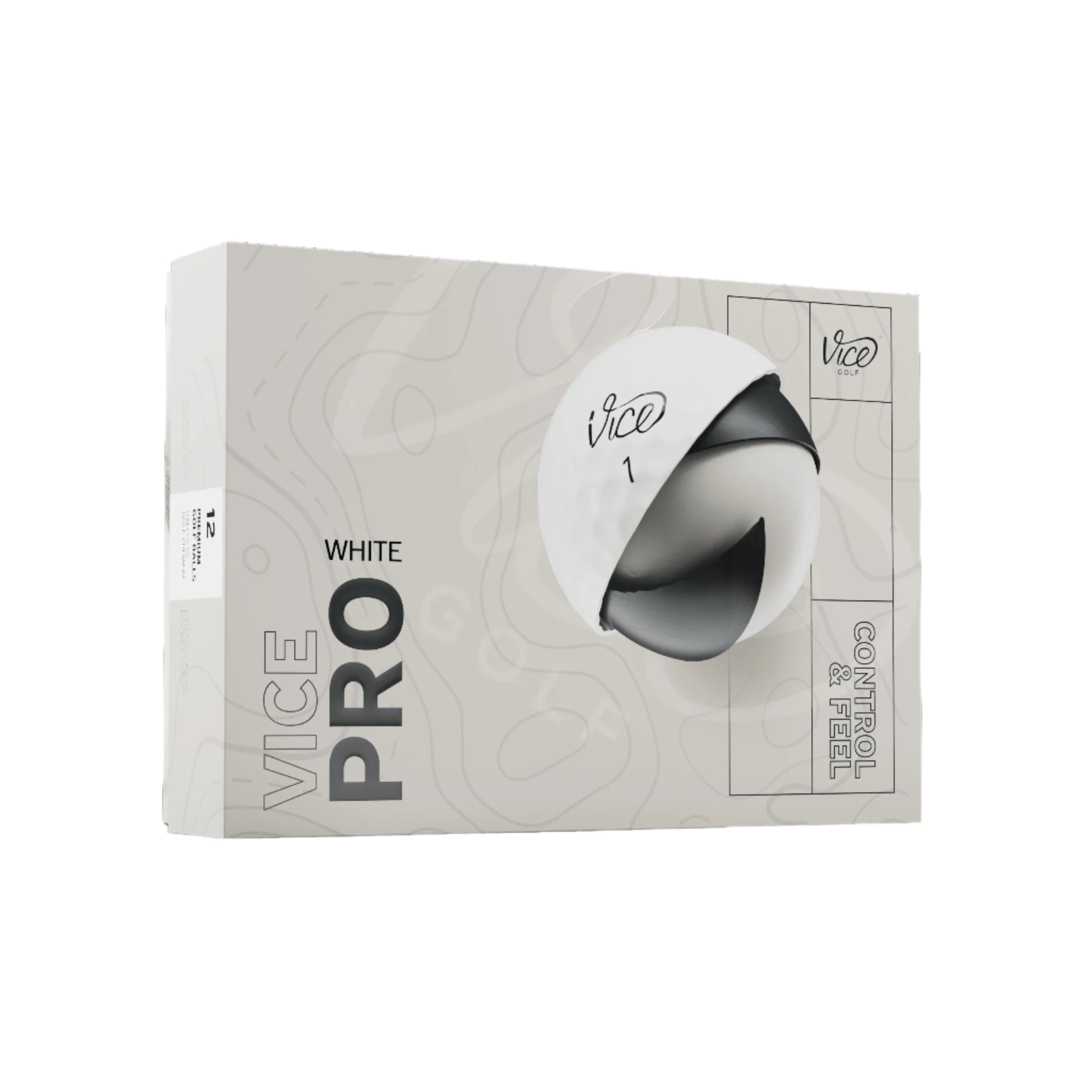 Vice Pro Golf Balls - Premium Performance Golf Balls for Low Spin & Maximum Distance | Perfect for Tournament Play & Practice Rounds