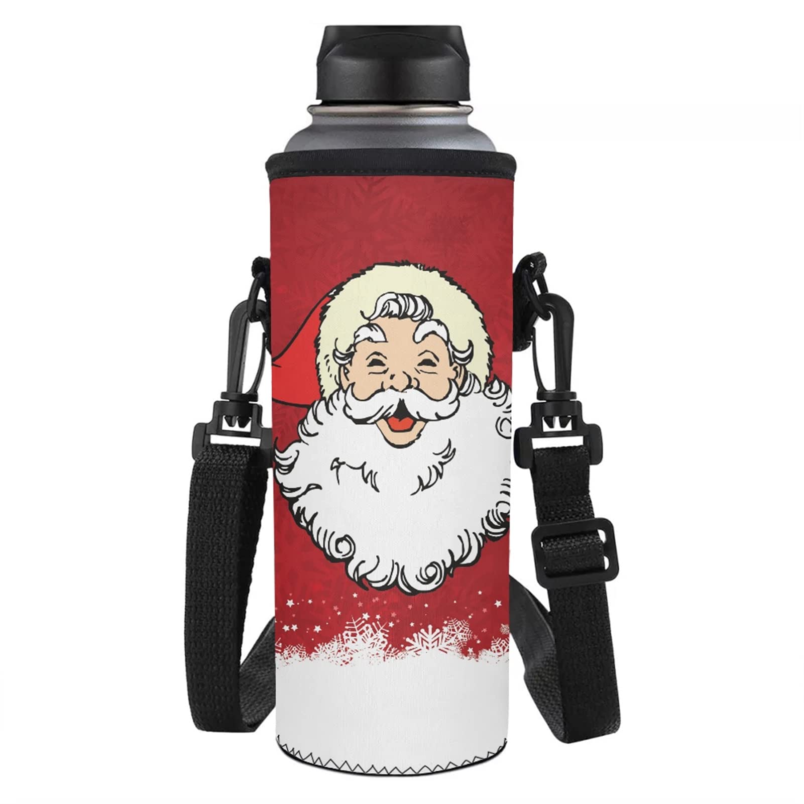 Yiekeluo Insulated Neoprene Water Bottle Carrier Bag with Adjustable Straps - Perfect for Hiking, Gym, and Outdoor Adventures