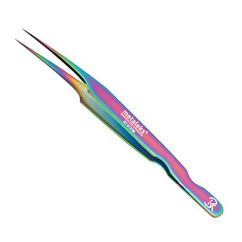 12Pcs Professional Eyelash Extension Tweezers Set - Titanium Coated Tools for Salon & Home Use - Includes Isolation Tweezers, Curved & Straight Tweezers - Perfect for Lash Artists & DIY Beauty