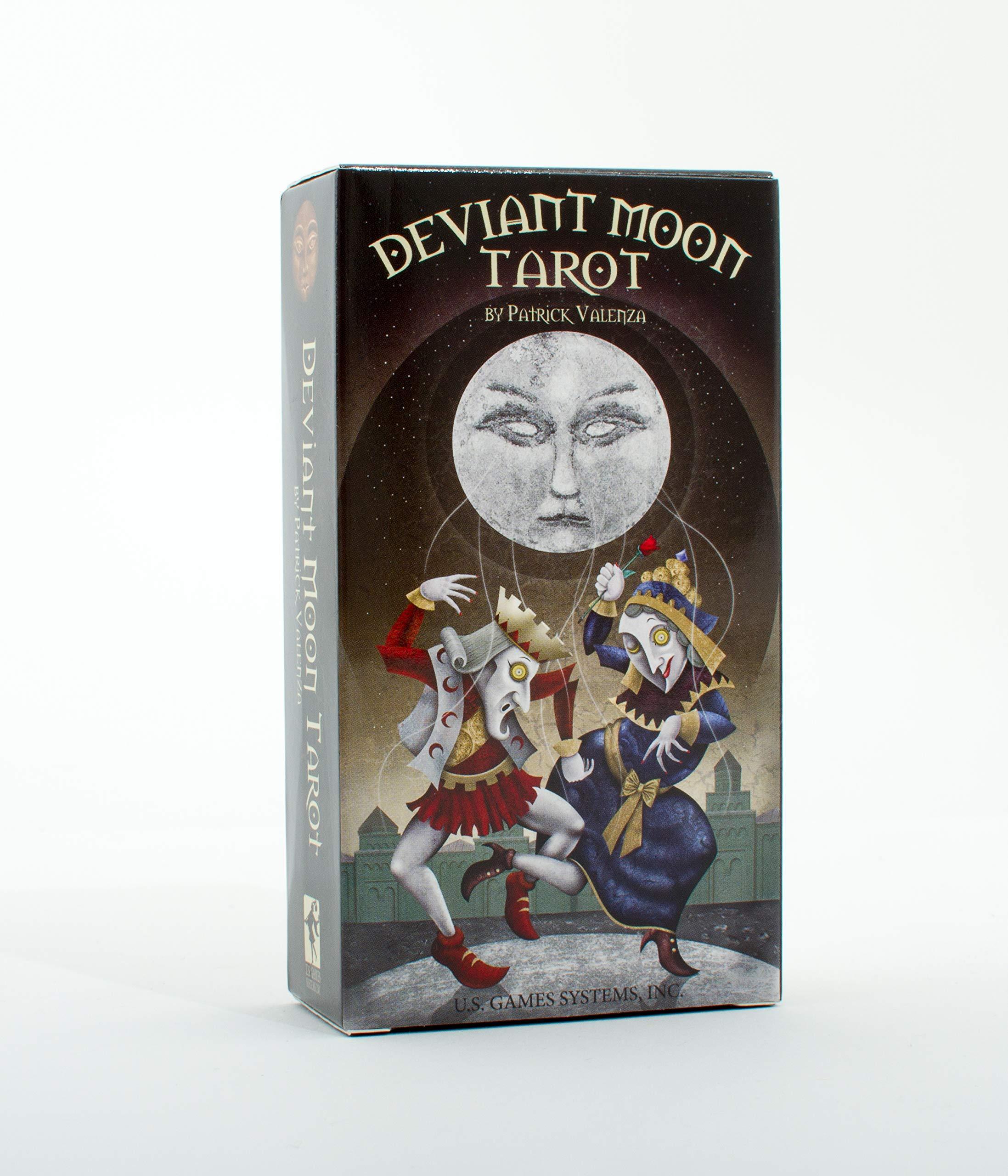 Deviant Moon Tarot Deck - Unique Gothic Fantasy Tarot Cards for Divination, Psychic Readings & Spiritual Guidance | Perfect for Beginners & Professional Readers, Meditation & Self-Reflection