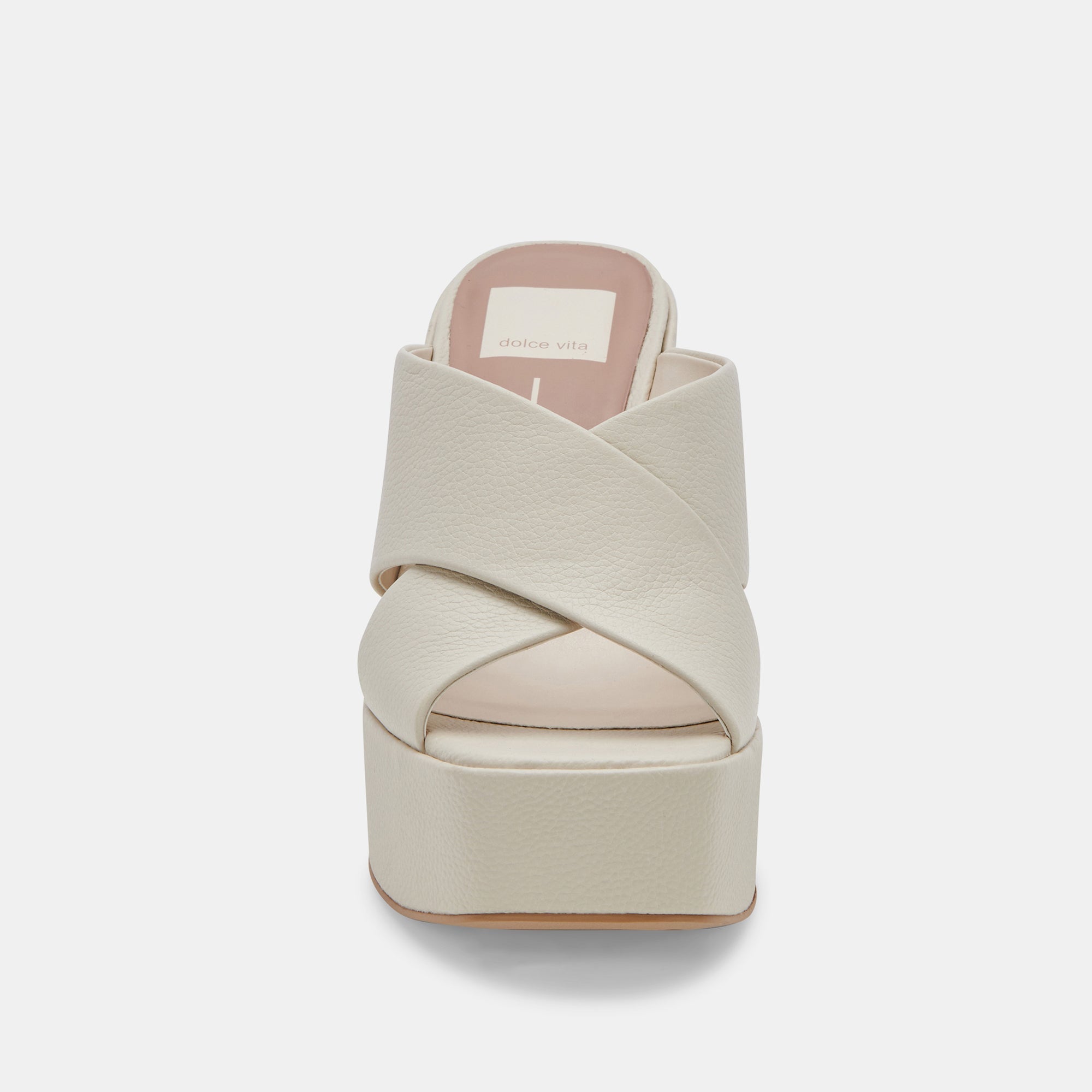 WONDER HEELS IVORY LEATHER Women's Comfortable Block Heel Sandals - Perfect for Weddings, Parties & Summer Outfits