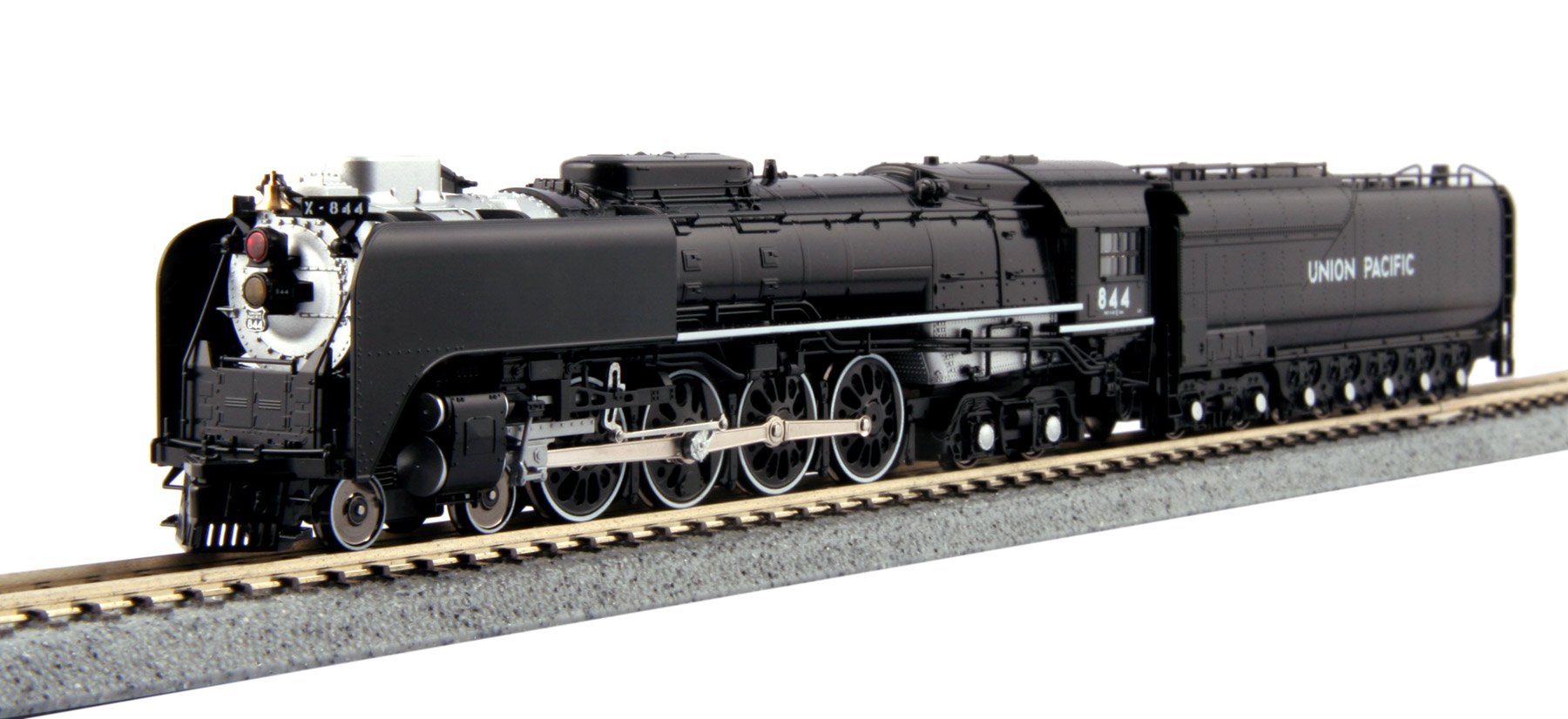 N Scale Union Pacific FEF-3 Steam Locomotive Train 844 - Kato USA Model Train Products 1260401 - Perfect for Collectors, Railroad Enthusiasts & Diorama Scenes
