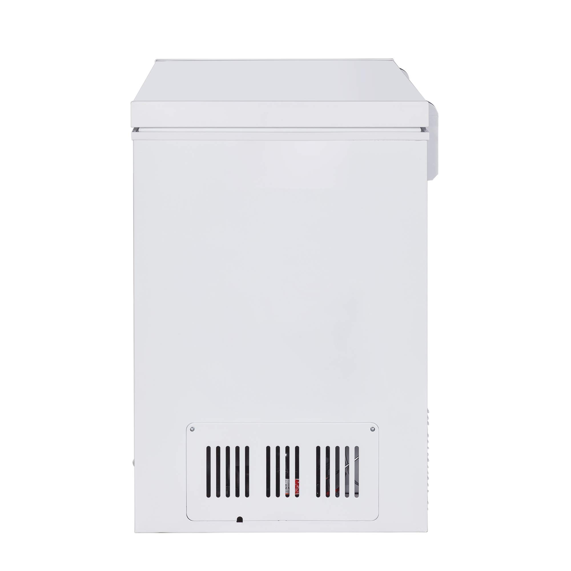RCA RFRF450-AMZ 5.1 Cubic Foot Chest Freezer - Energy Efficient Deep Freezer for Long Term Food Storage, White - Perfect for Home, Garage, or Restaurant Use