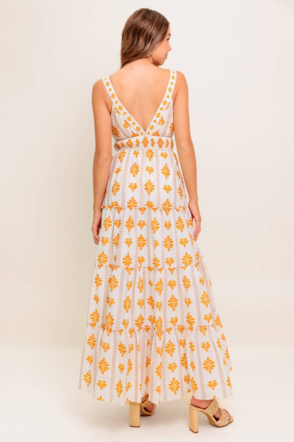 DAILY DELIGHT MAXI DRESS - Flowy Summer Yellow Sundress for Women | Perfect for Beach Vacations, Date Nights & Outdoor Parties
