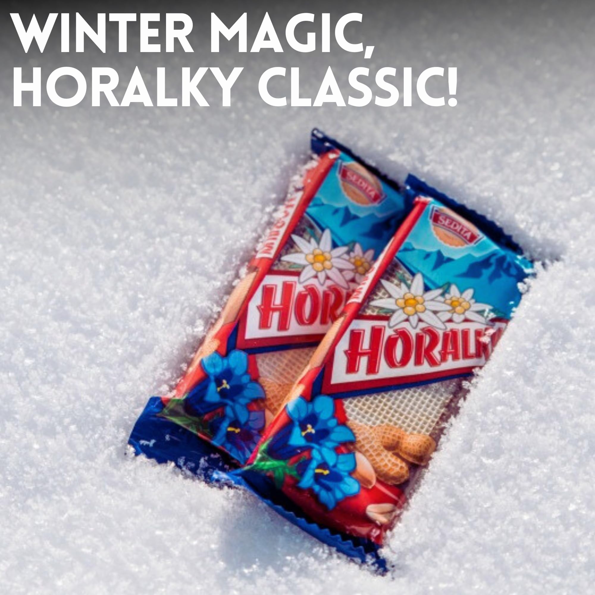 HORALKY - Authentic Czech & Slovak Peanut Butter Wafer Cookies (36-Pack) | Traditional European Candy & Snacks | Perfect for Parties, Gifts & Office Treats