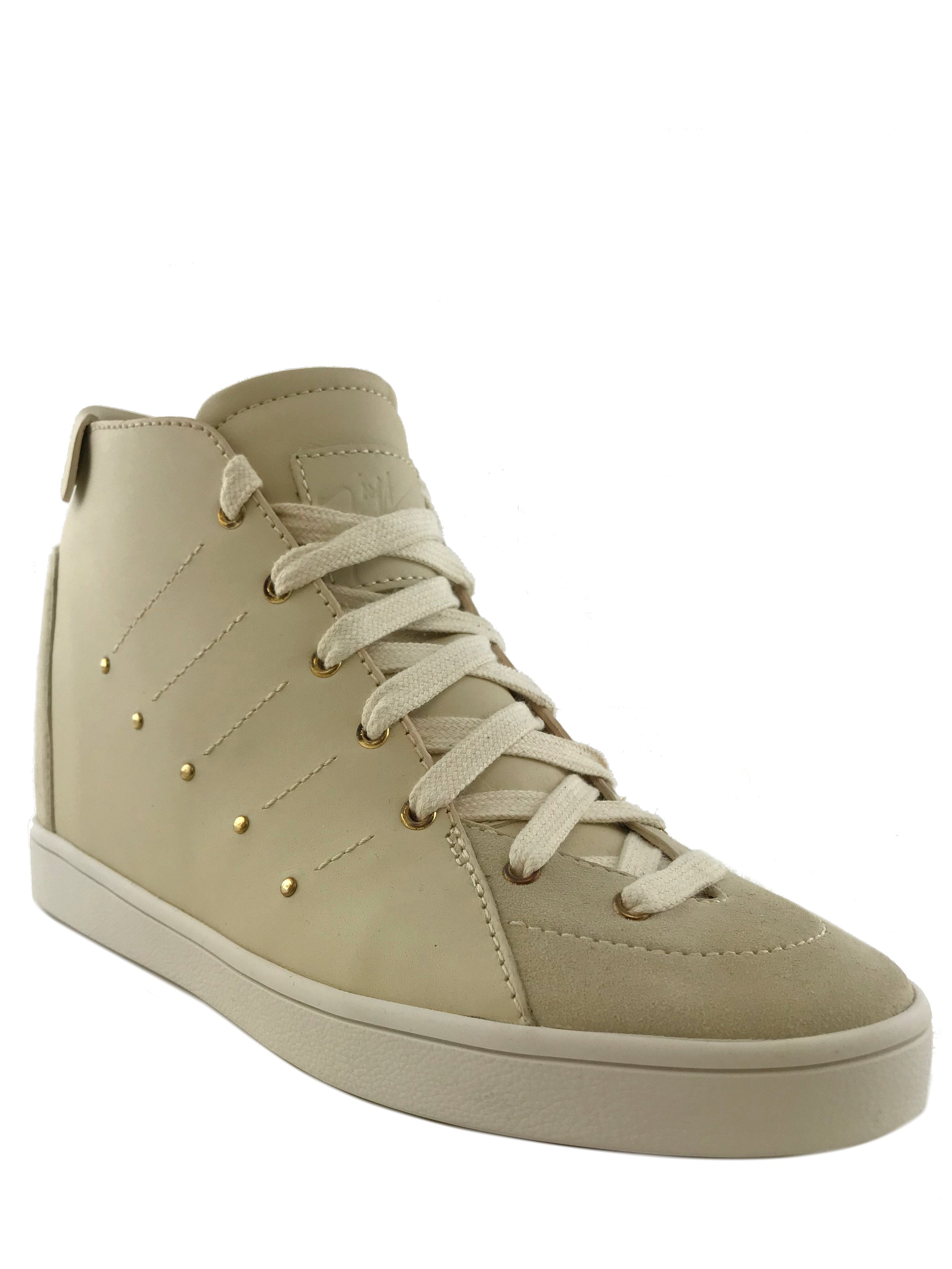 Giuseppe Zanotti Genuine Leather High Top Sneakers for Men - Size 9 US | Luxury Designer Streetwear Shoes for Casual Wear & Night Out