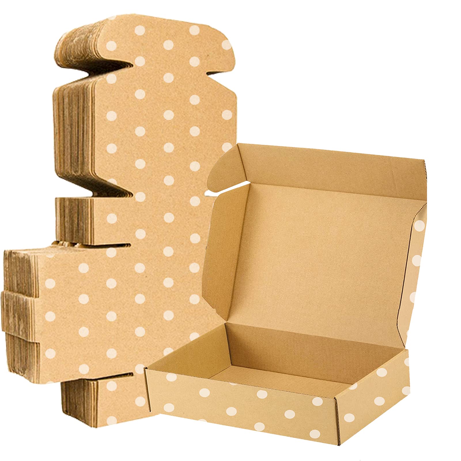 25 Pack Brown Corrugated Mailer Boxes 9x6x2