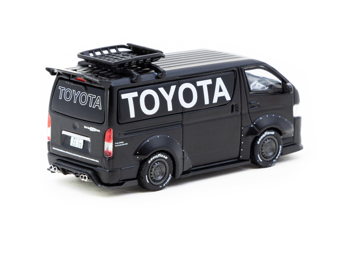 Tarmac Works 1/64 Scale Toyota Hiace Widebody Diecast Model Car - Hobby64 Collectible Toy for Display & Racing Scenes