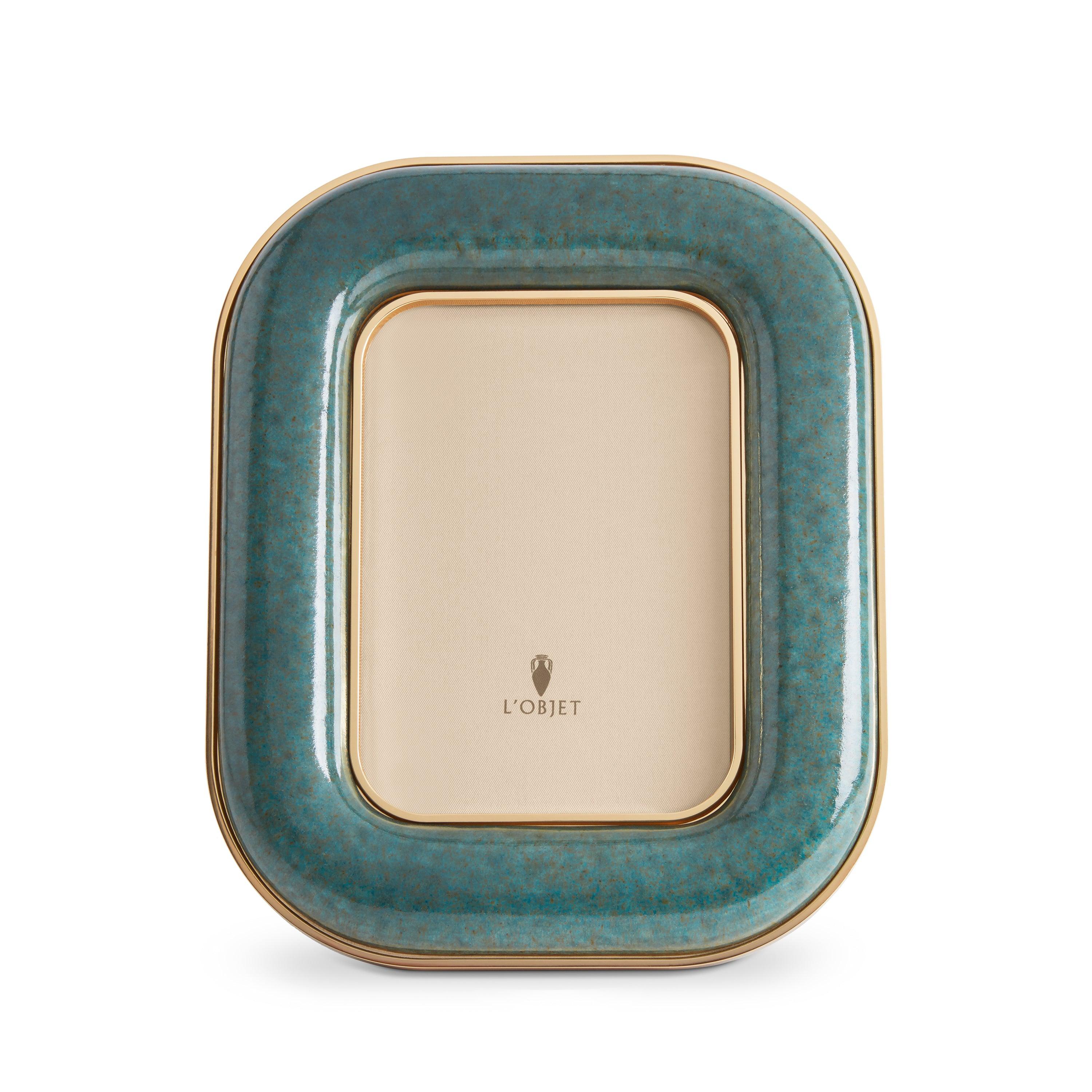 Rue Jacob Blue Picture Frame 5x7 - Perfect for Wall Decor, Tabletop Displays, and Photo Gifts