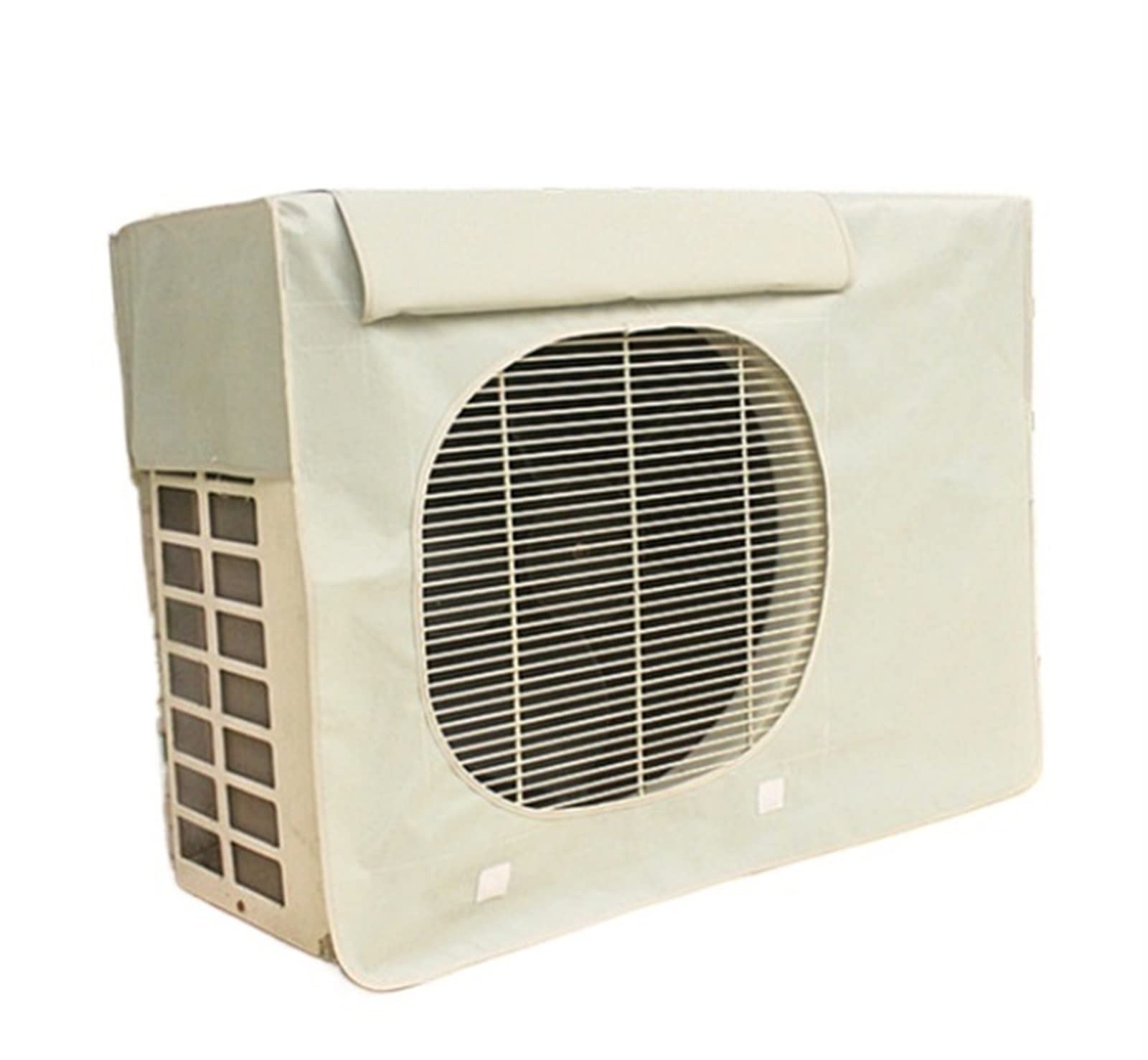 Automatic Buckle Strap AC Cover - All Seasons Breathable Oxford Mesh Air Conditioner Cover for Outdoor Units, Dustproof Protection (80x55x32cm) - Perfect for Home, Office & Patio Use