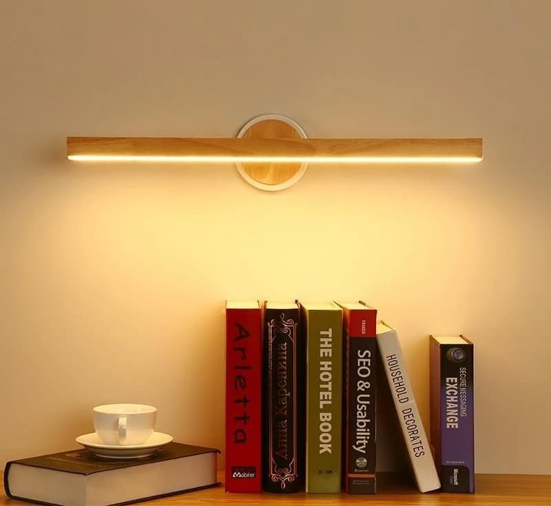 Erik Wooden Wall Light - Handcrafted Rustic Wood Sconce for Bedroom, Living Room & Hallway - Final Sale