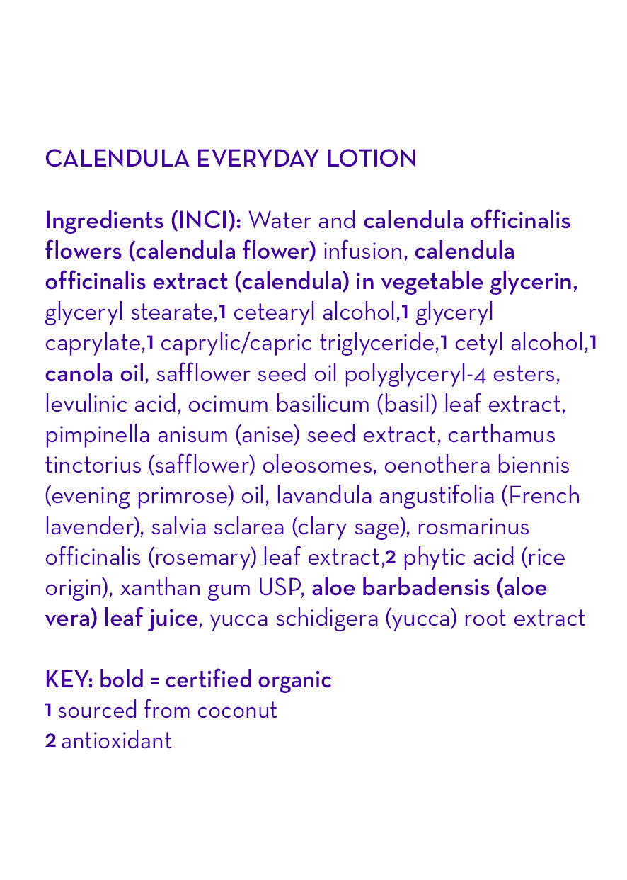Organic Calendula Lotion Sample - Soothing & Hydrating Skin Care for Face & Body - Perfect for Dry, Sensitive Skin & After Sun Care