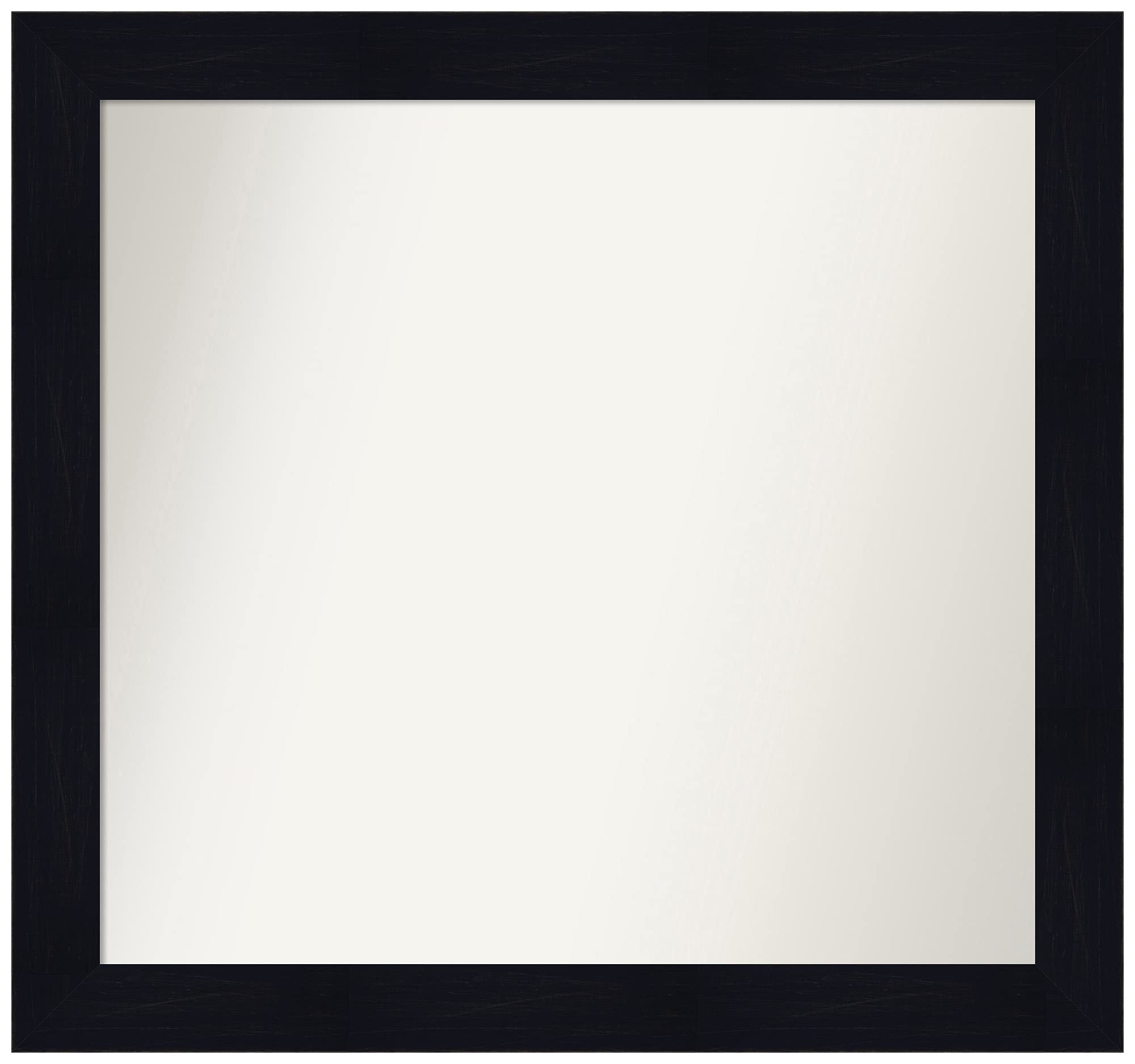 Amanti Art Custom Wall Mirror with Navy Shiplap Frame - 29.25 x 31.25 Inches (Various Sizes Available) - Perfect for Bathroom, Bedroom, or Entryway Decor